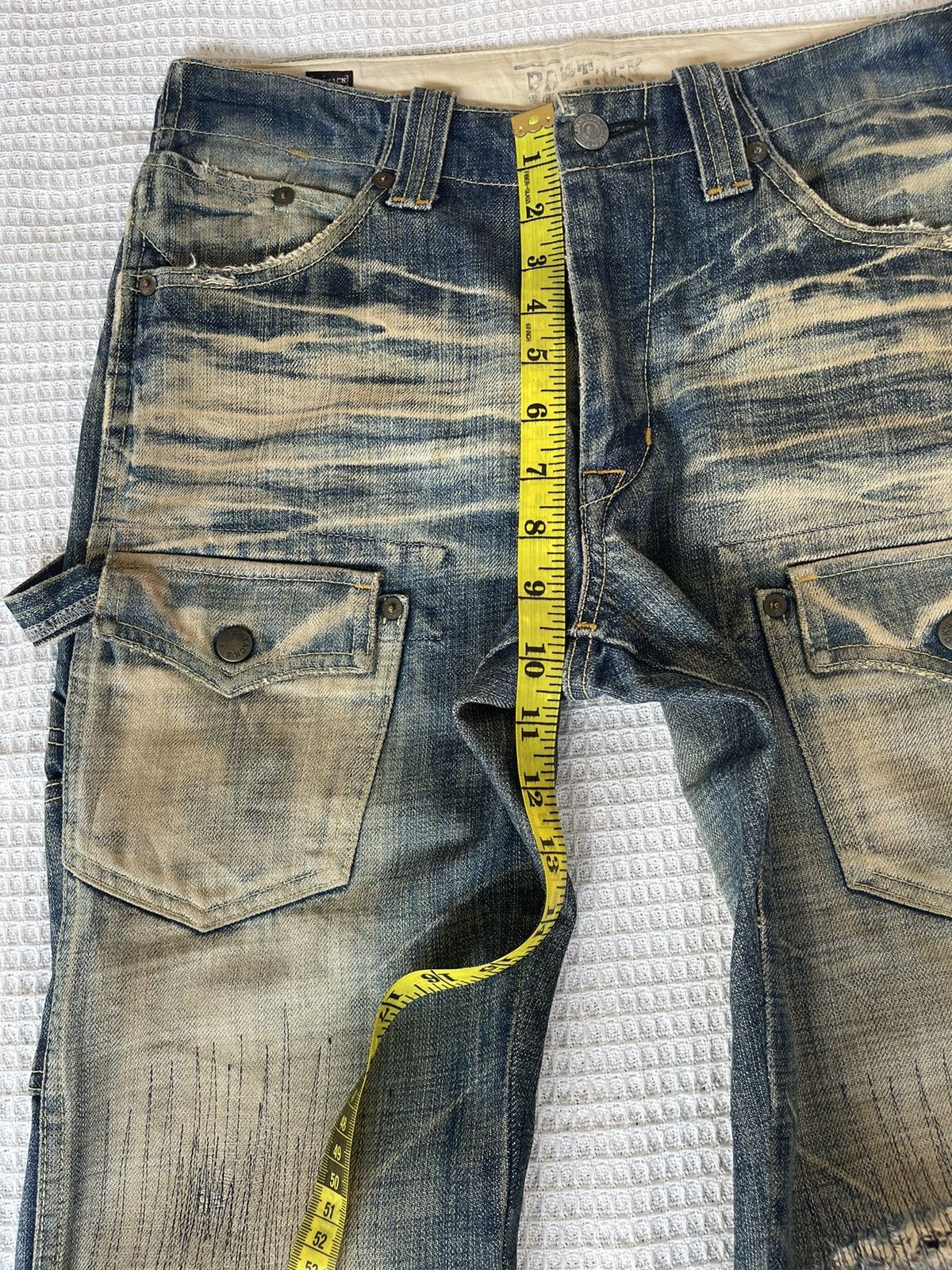 Hysteric Glamour Vintage 90s🔥BARTACK x QUADRO🔥Distressed Carpenter Denim Size US 30 / EU 46 - 7 Thumbnail