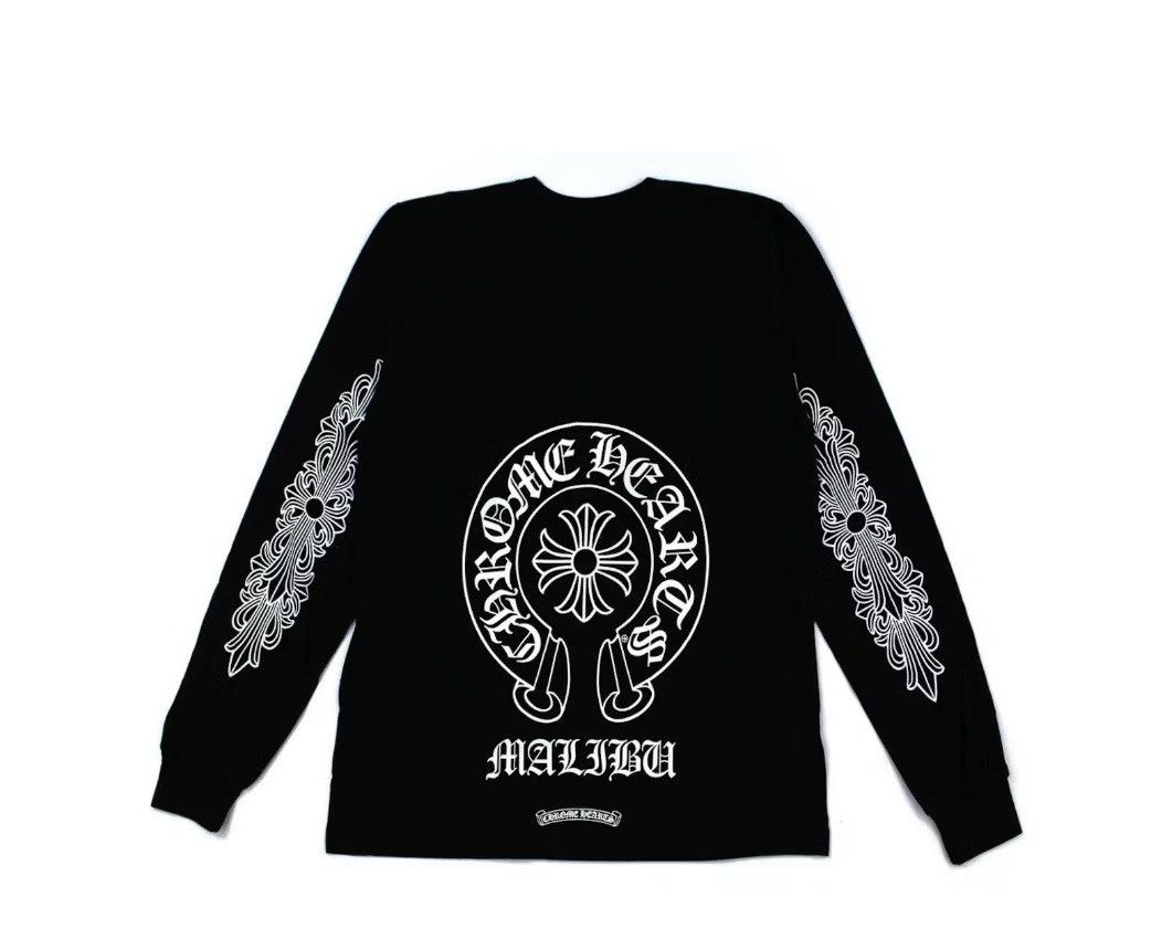 Chrome Hearts Malibu floral sleeve horseshoe long sleeve Size US XL / EU 56 / 4 - 1 Thumbnail