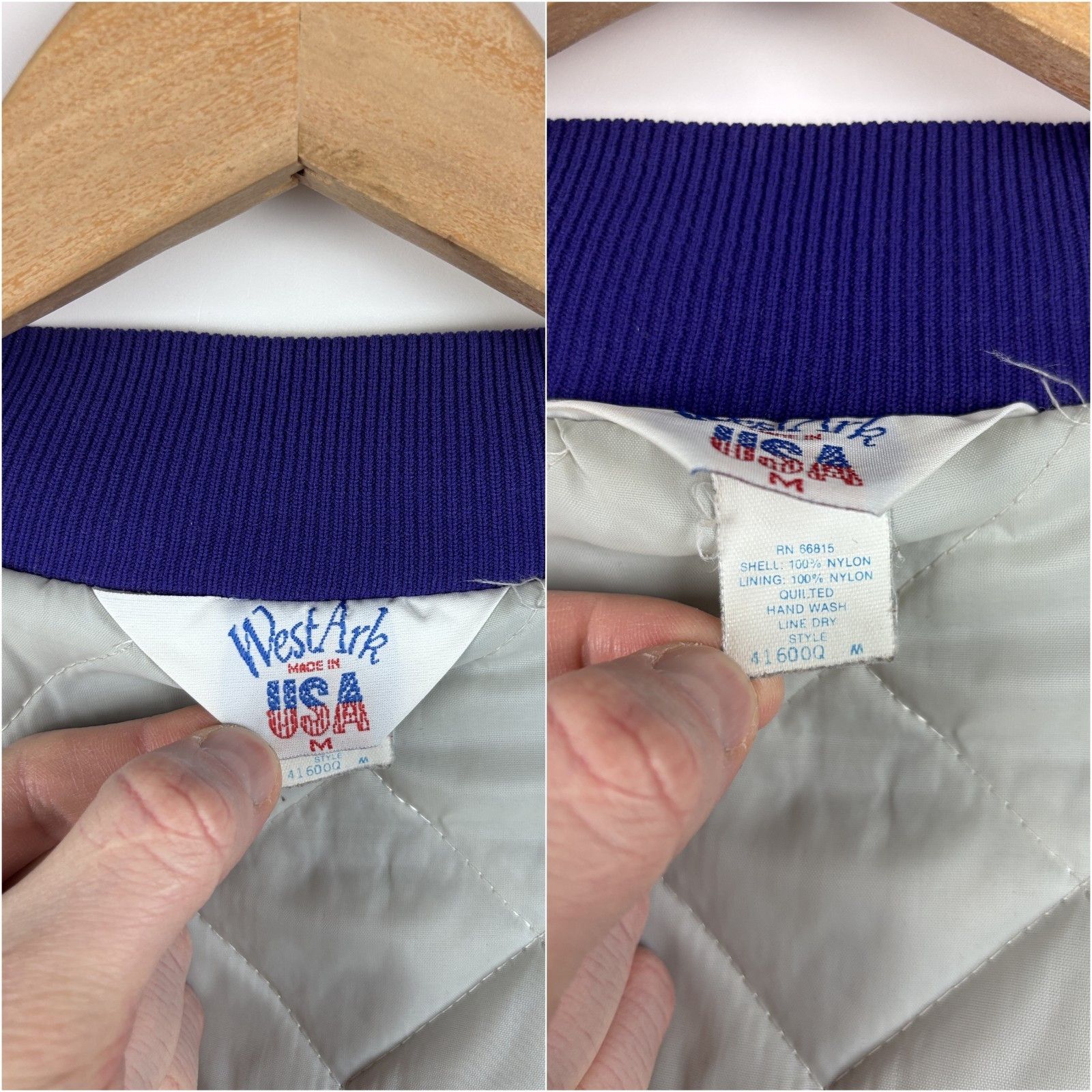 Other Vtg Longacres Park Horse Racing West Ark Satin Bomber USA Size US M / EU 48-50 / 2 - 9 Thumbnail