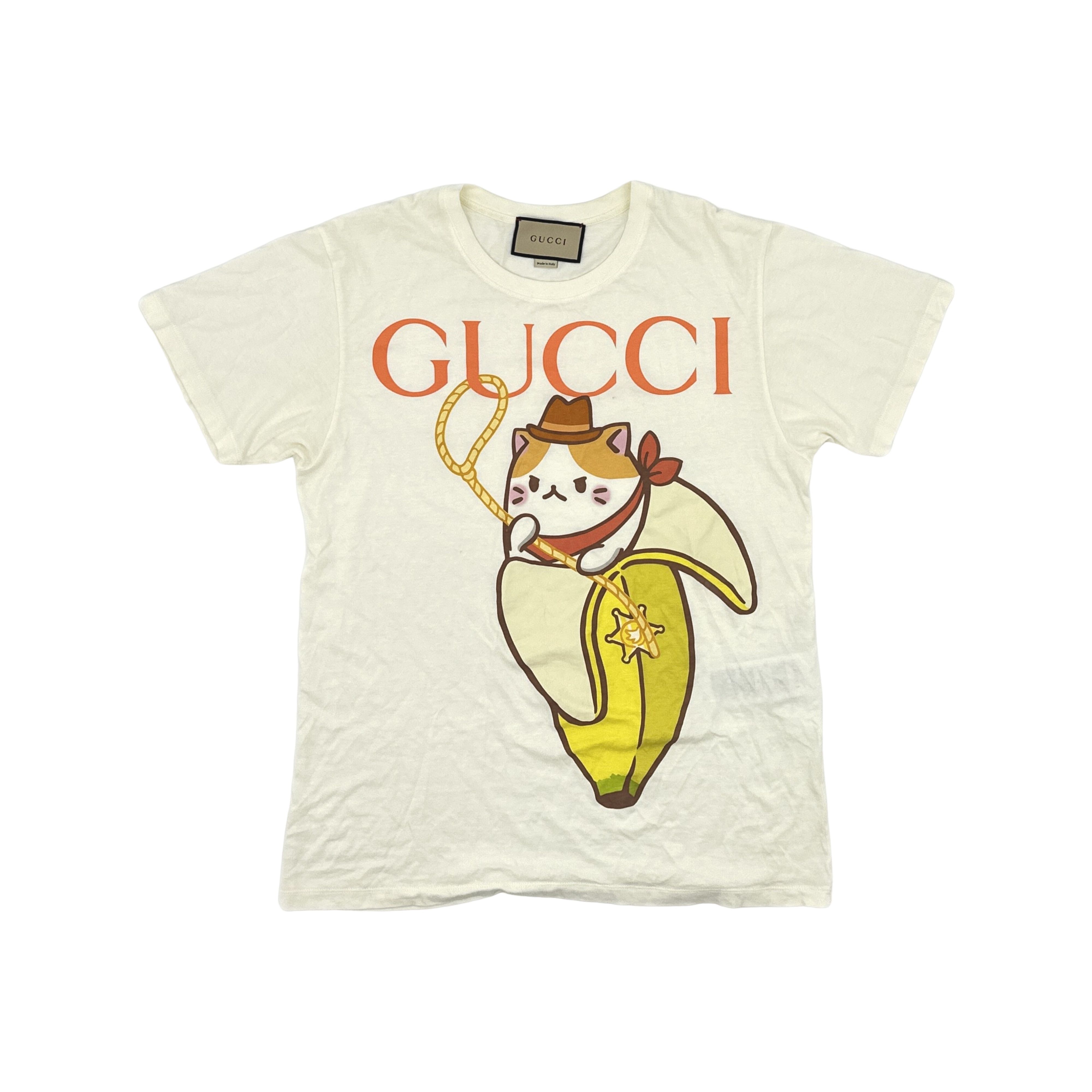 Gucci Gucci Love Parade Banana Cat T-Shirt XS Size XS / US 0-2 / IT 36-38 - 1 Thumbnail