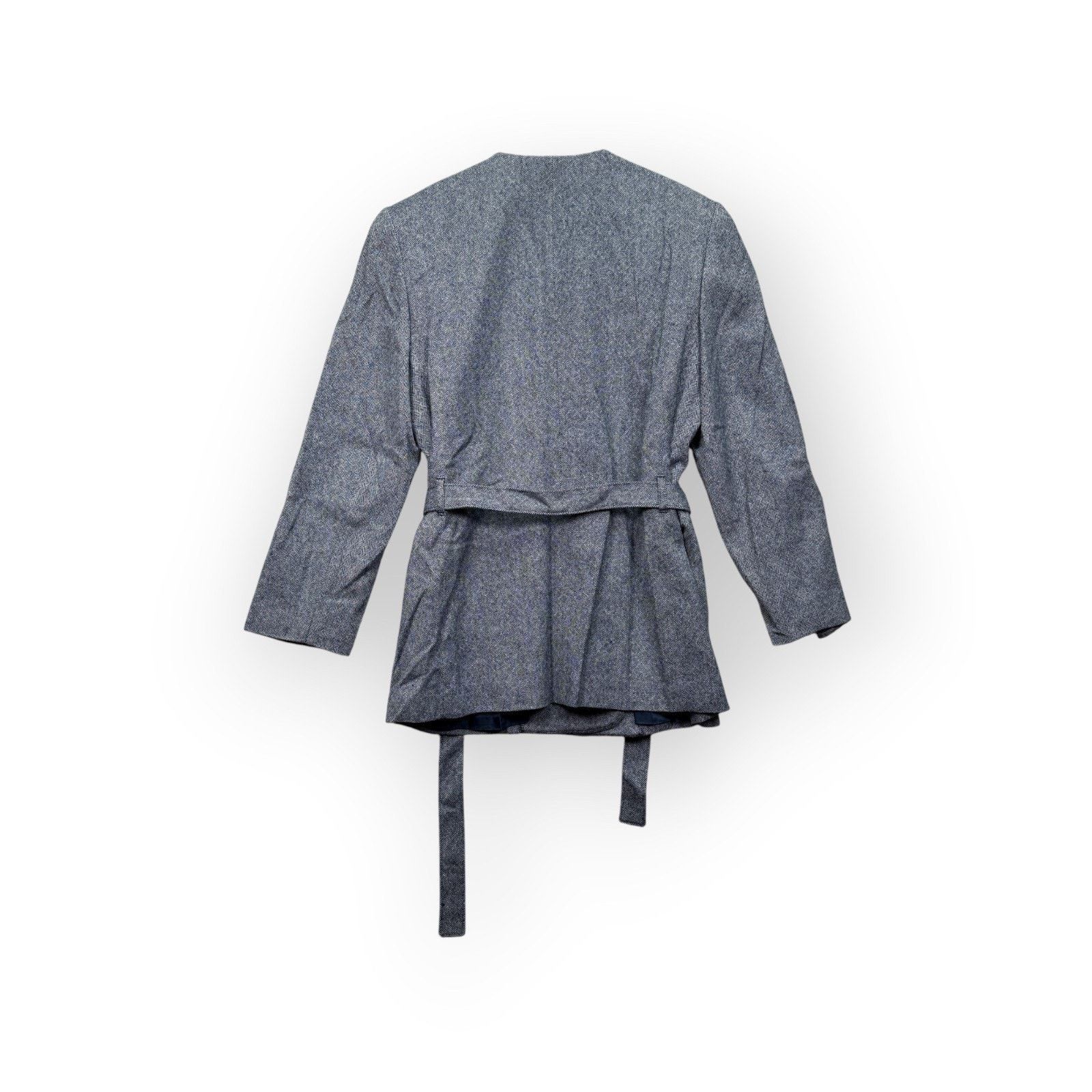Pendleton VTG 60s Wool Pendleton Herringbone Gray Tie Blazer Womens 12 Size XL / US 12-14 / IT 48-50 - 2 Thumbnail