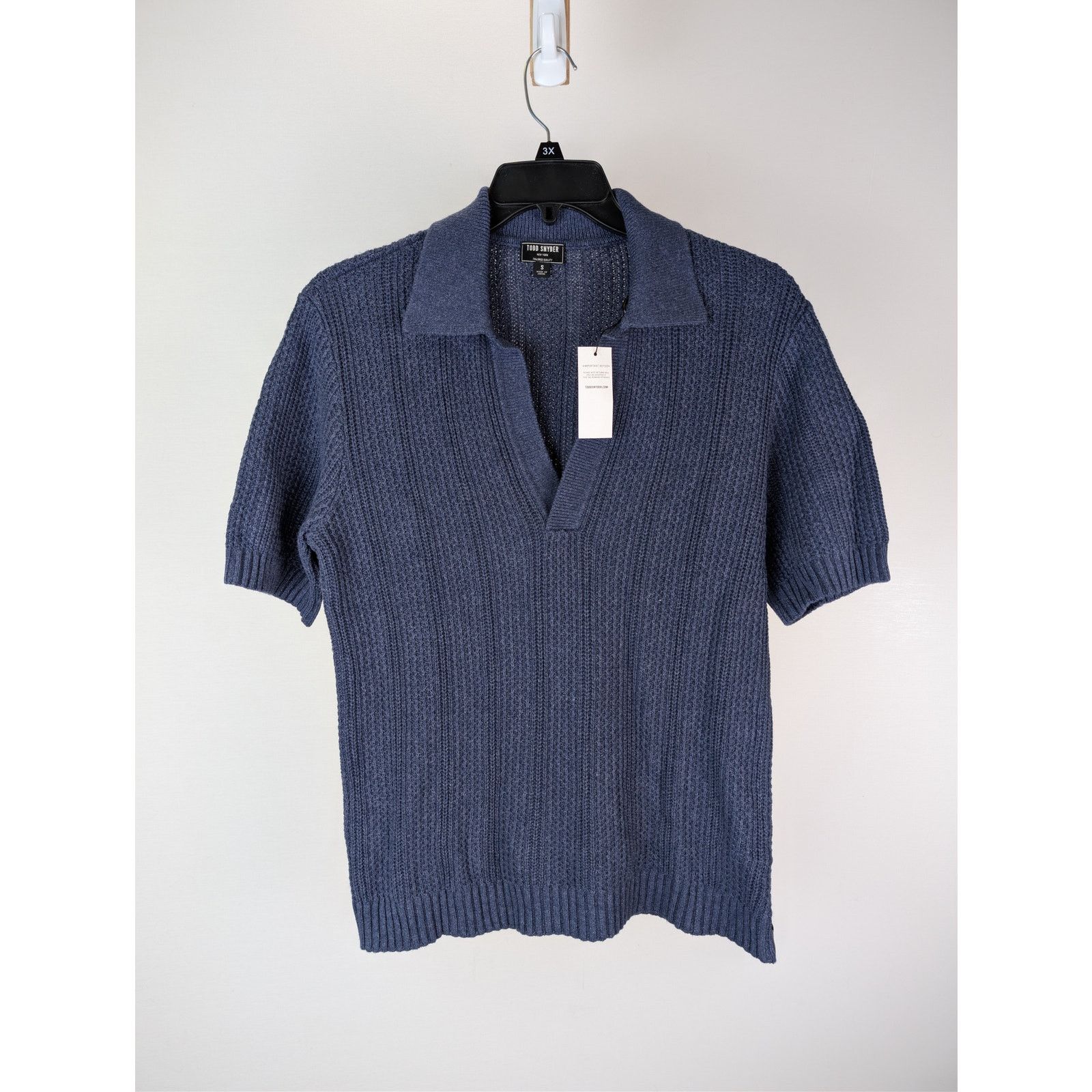 Todd Snyder o1rshd1 CC20 Polo Sweater in Navy Blue Size US S / EU 44-46 / 1 - 2 Thumbnail