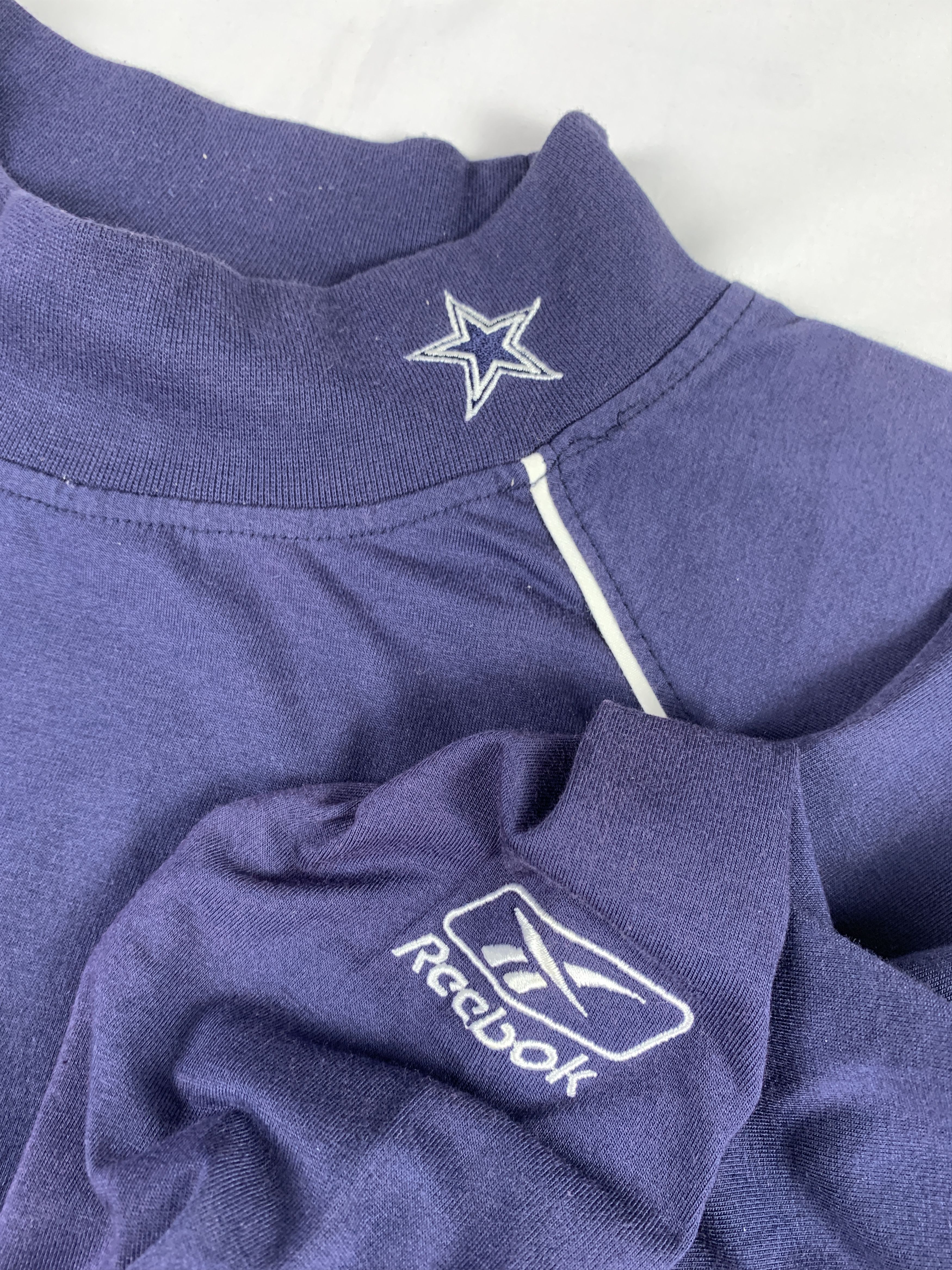 Reebok 2000s Reebok Dallas Cowboys Navy Tee (XL) Size US XL / EU 56 / 4 - 6 Thumbnail