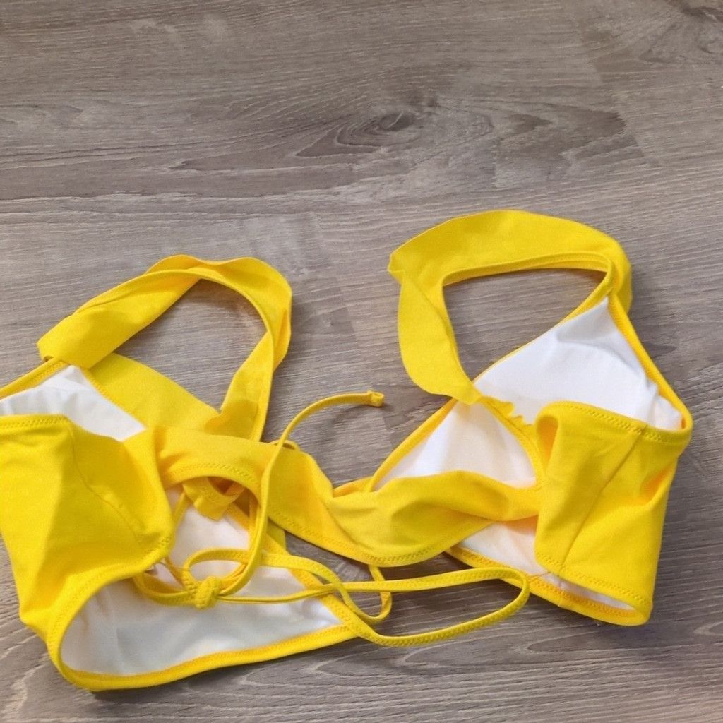 Other Aerie Scoop Ruffled Bikini Top Size XXL Size ONE SIZE - 2 Thumbnail
