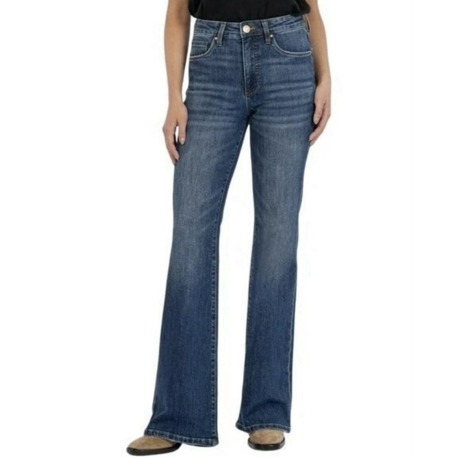 Other KUT From The Kloth ANA High-Rise Fab Ab Flare Jeans Womens 0 Size 25" / US 0 / IT 36 - 2 Thumbnail