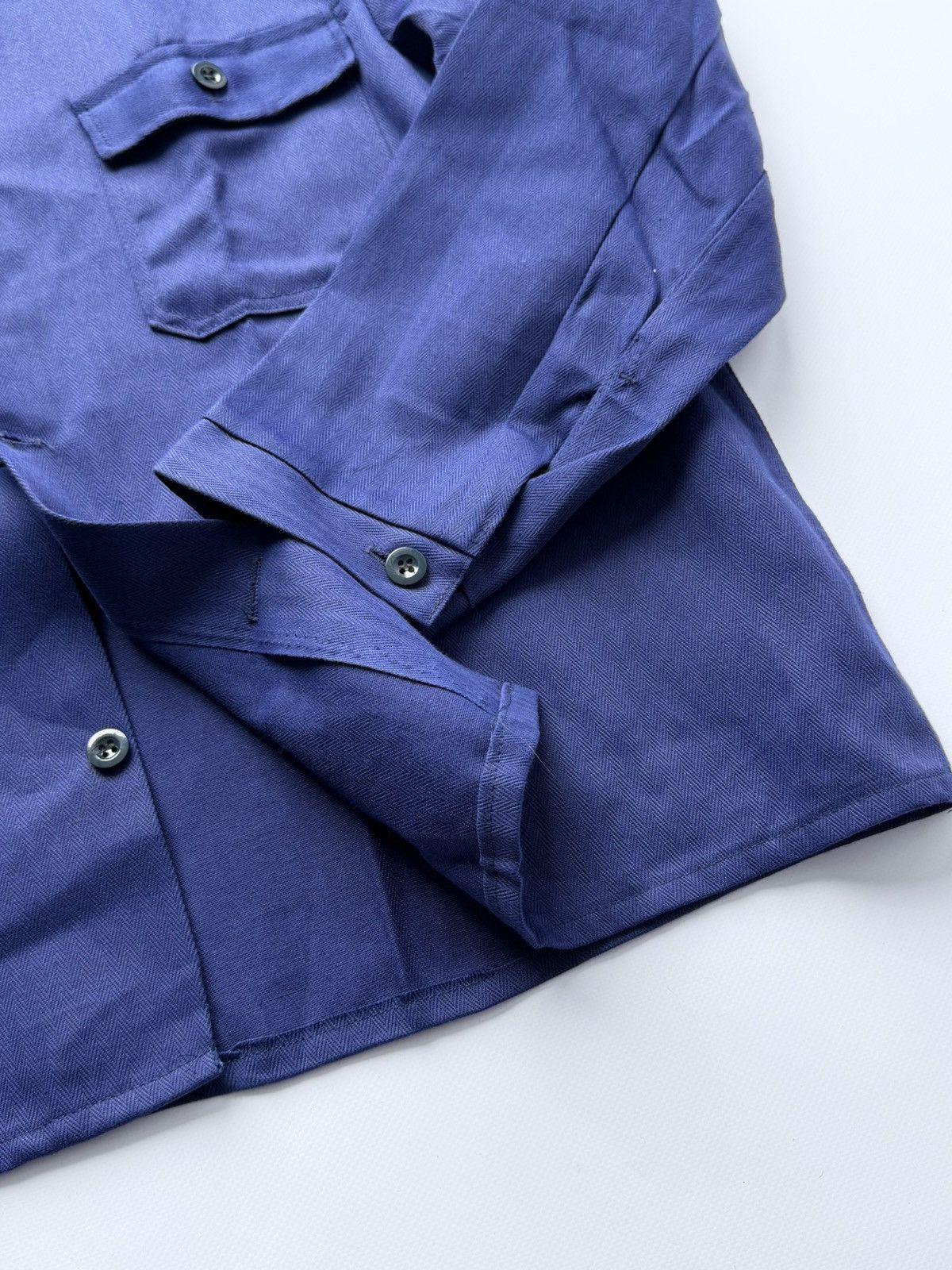 Vetra Vintage 80s Deadstock French Work Sanfor Chore Jacket Size US L / EU 52-54 / 3 - 3 Thumbnail