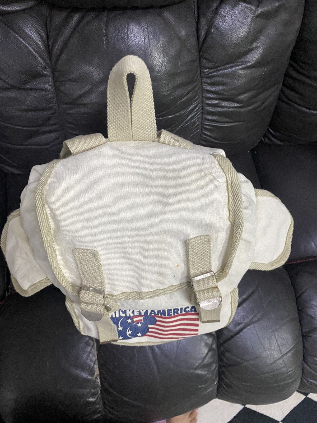 Mickey Mouse × Vintage Vintage Mickey Mouse America 90’s Disney Backpack Size ONE SIZE - 5 Thumbnail