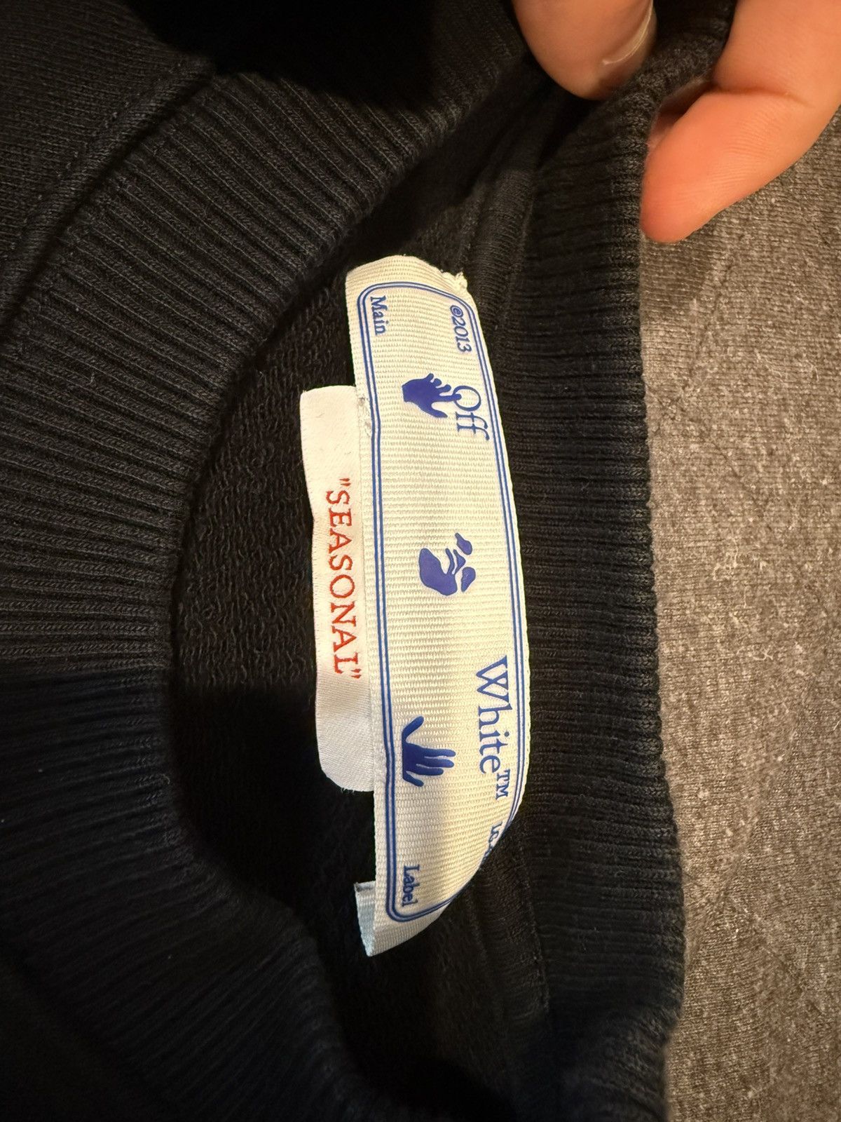 Off-White Off-white script crewneck Size US M / EU 48-50 / 2 - 6 Thumbnail