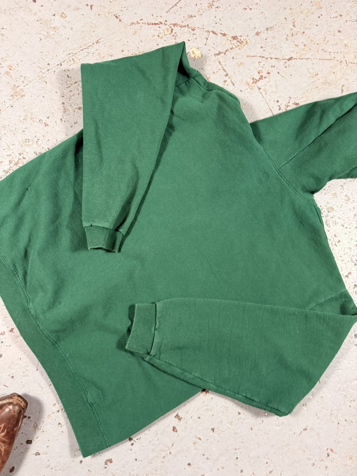 Hanes Vintage Classic Hanes Essential Blank Green Zipup Hoodie Size US L / EU 52-54 / 3 - 4 Thumbnail