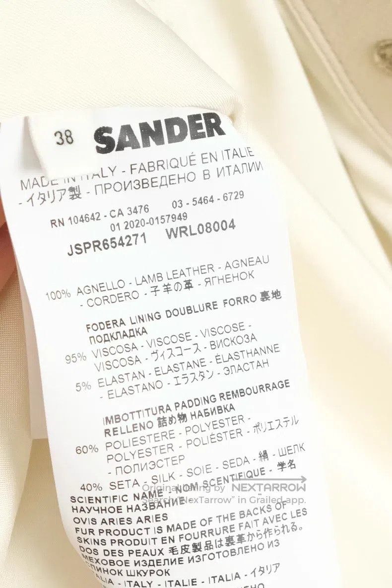 Jil Sander Jil Sander size 38 Leather and Fur Combination Fur Coat Size S / US 4 / IT 40 - 5 Thumbnail