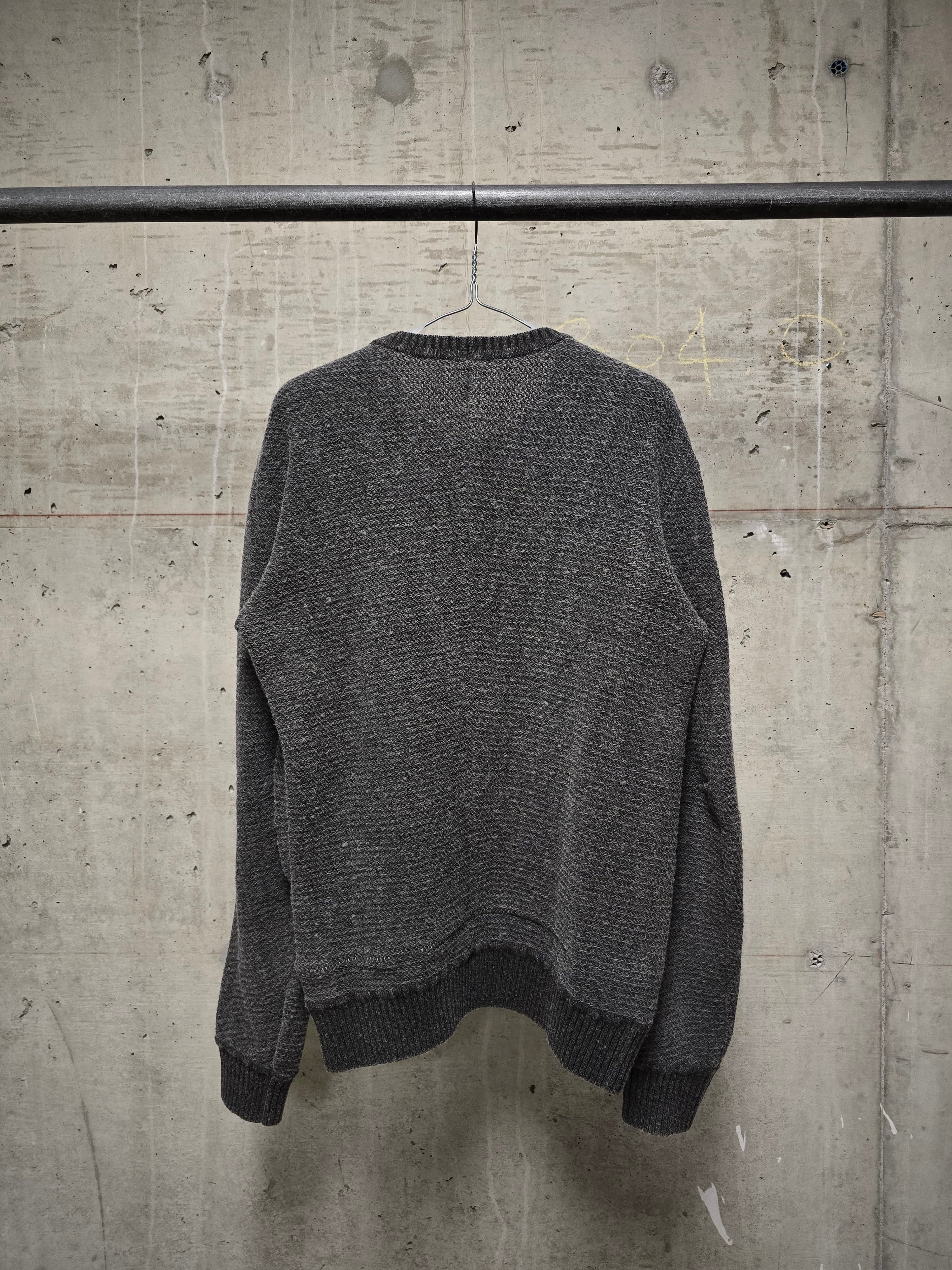 Taichi Murakami Taichi Murakami AW16-17 Grey Wool Ramie Knit Sweater Size US S / EU 44-46 / 1 - 6 Thumbnail