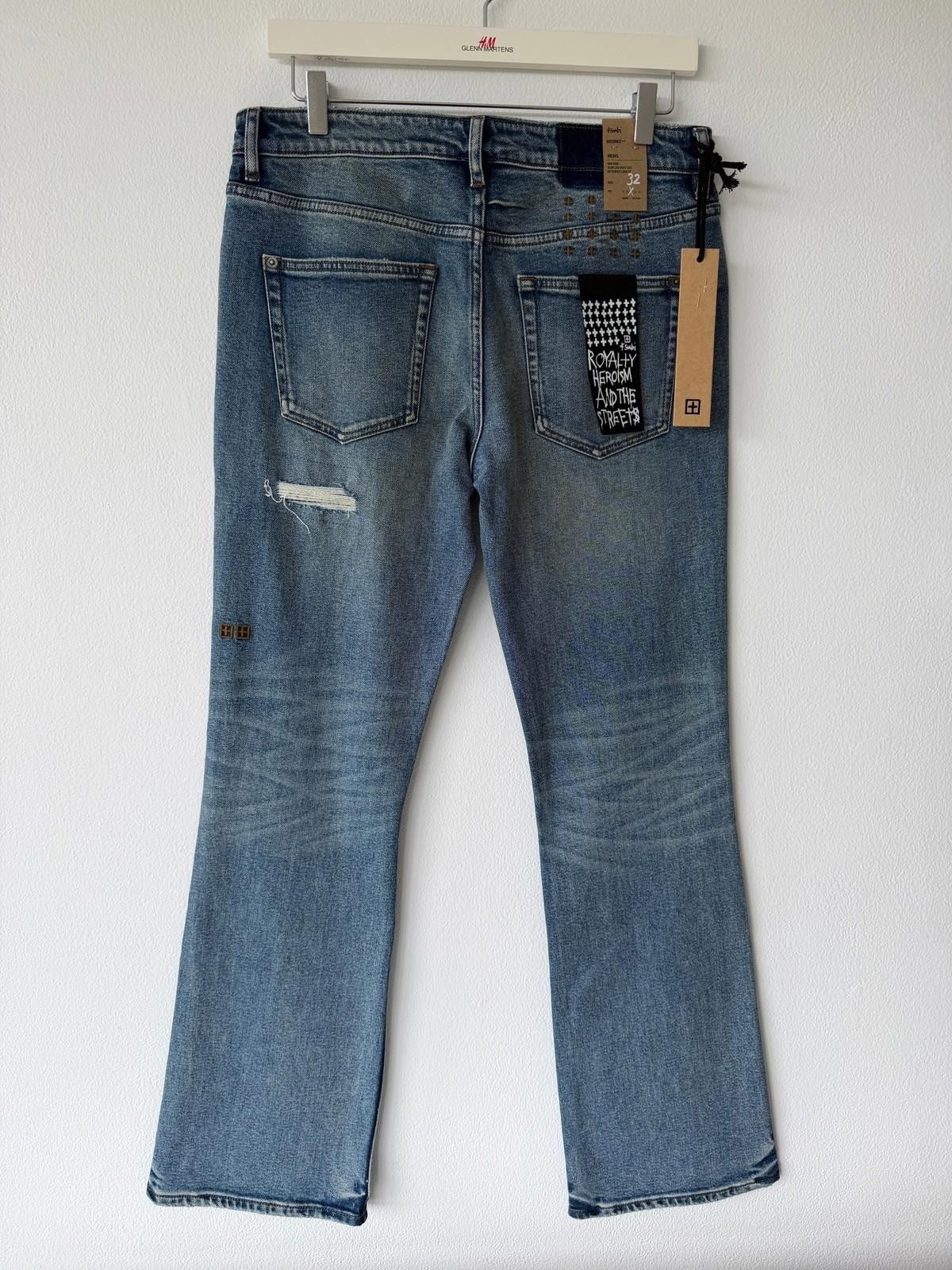 Ksubi new Ksubi mens jeans bronko roadhouse repair blue 32 Size US 32 / EU 48 - 5 Thumbnail