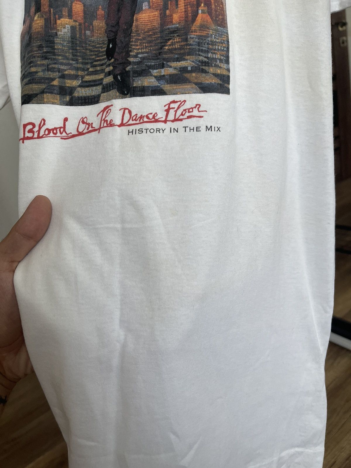 Michael Jackson Michael Jackson Blood On The Dance Floor Vintage T-Shirt 90s Size US L / EU 52-54 / 3 - 16 Thumbnail