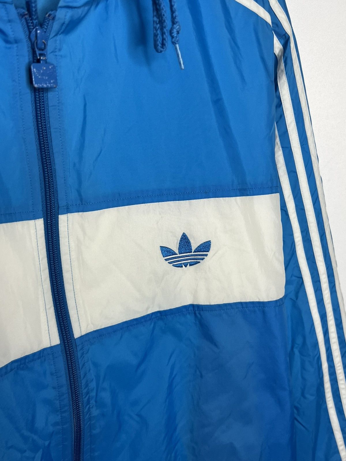 Adidas Vintage Adidas Firebird Full Zip Nylon Jacket Track Top Size US XL / EU 56 / 4 - 5 Thumbnail
