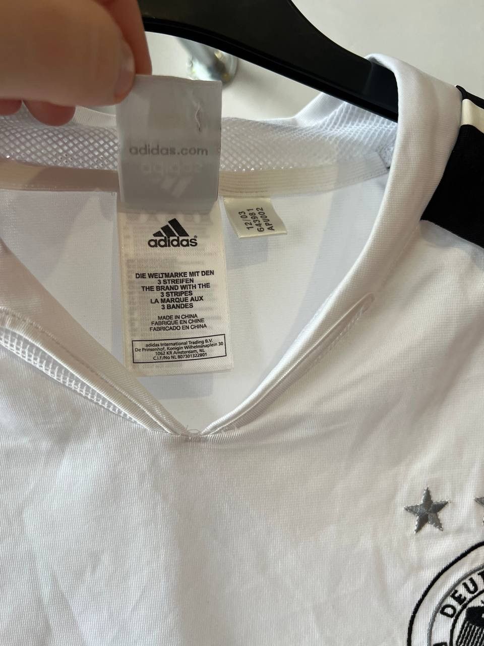 Adidas 2004/04 GERMANY TEAM HOME SOCCER JERSEY FOOTBALL SHIRT XL Size US XL / EU 56 / 4 - 5 Thumbnail