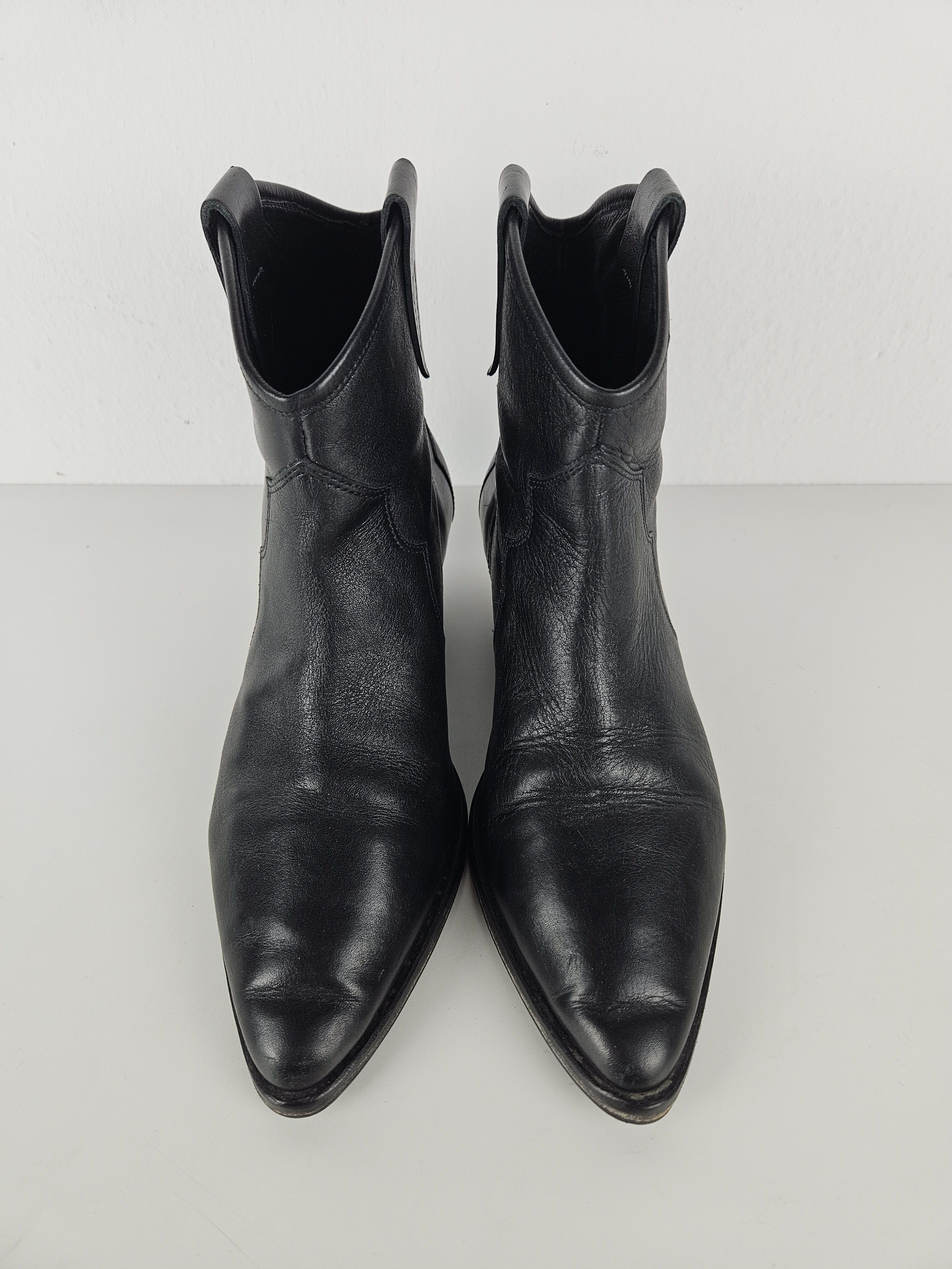 Isabel Marant Isabel Marant leather cuban heel studded cowboy ankle boots Size US 9 / IT 39 - 17 Thumbnail