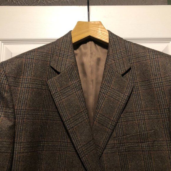 Daniel Cremieux DANIEL CREMIEUX BIG&TALL MEN'S WOOL SPORT COAT BLAZER SZ:48R Size 48R - 3 Thumbnail