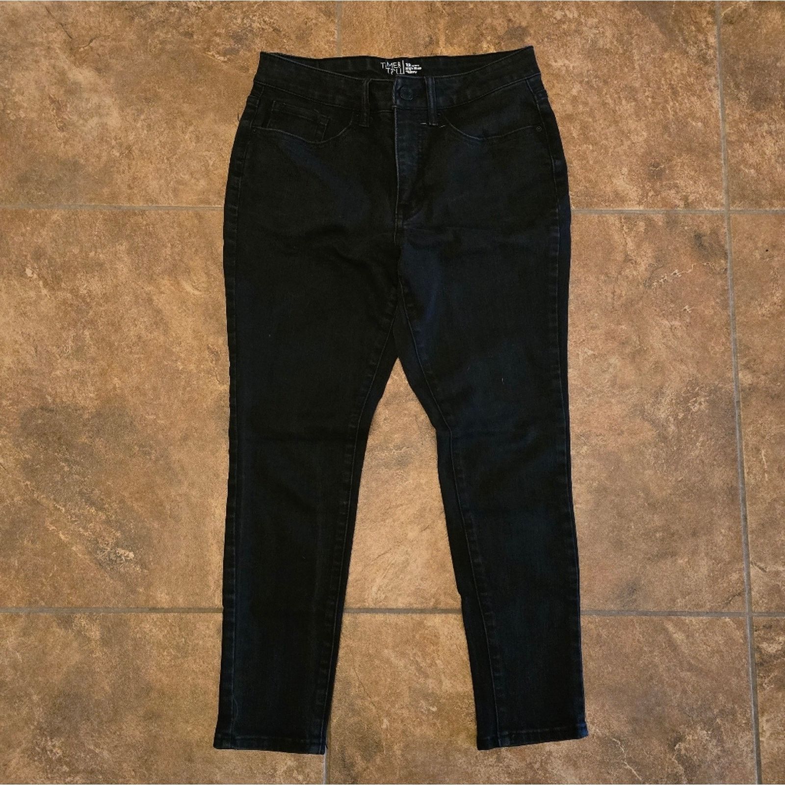 Other Black | T&T | High Rise Skinny Jean Size 34" / US 12 / IT 48 - 1 Thumbnail