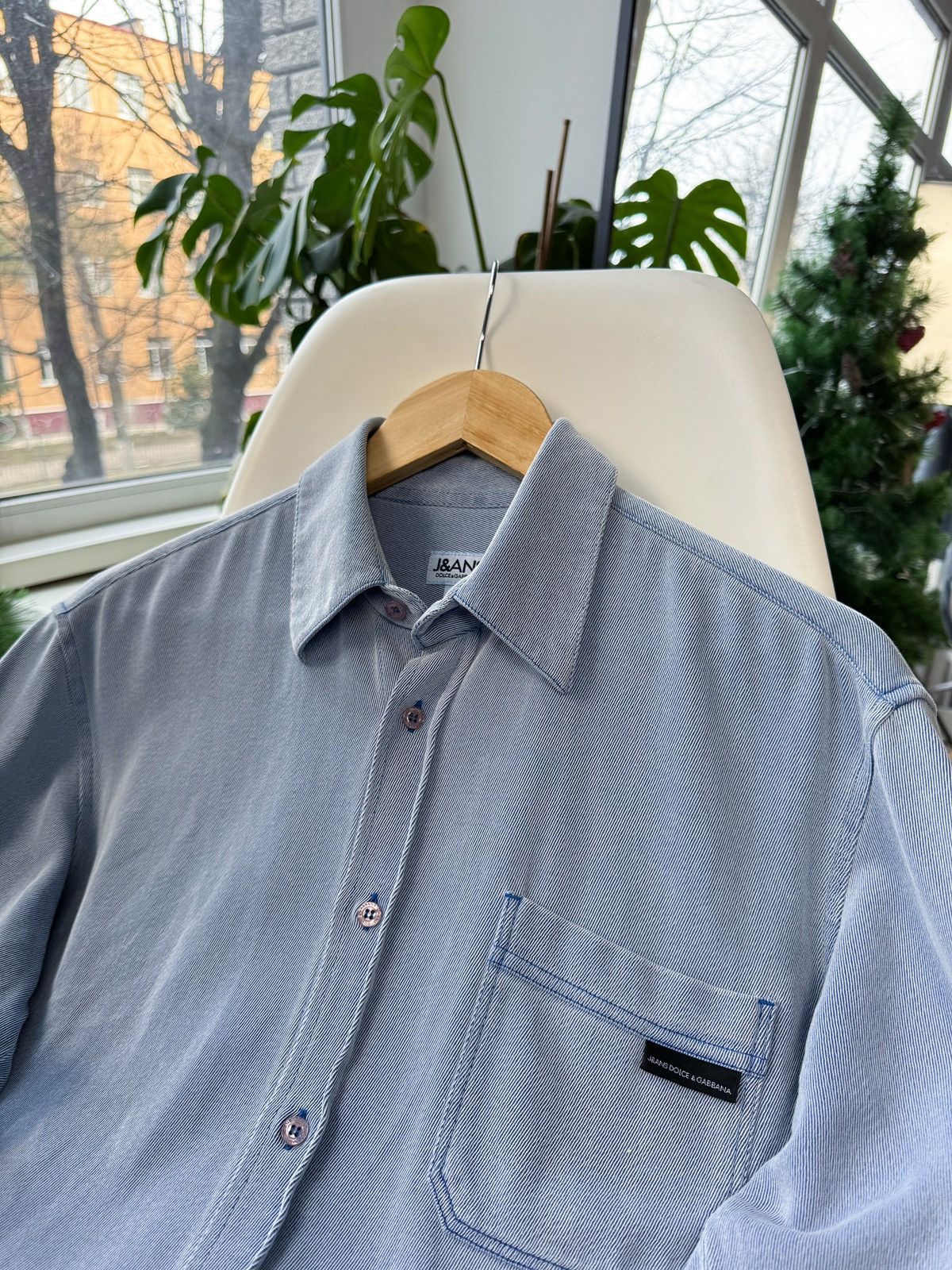 Dolce & Gabbana Dolce & Gabbana vintage garment dyed shirt M Size US M / EU 48-50 / 2 - 3 Thumbnail