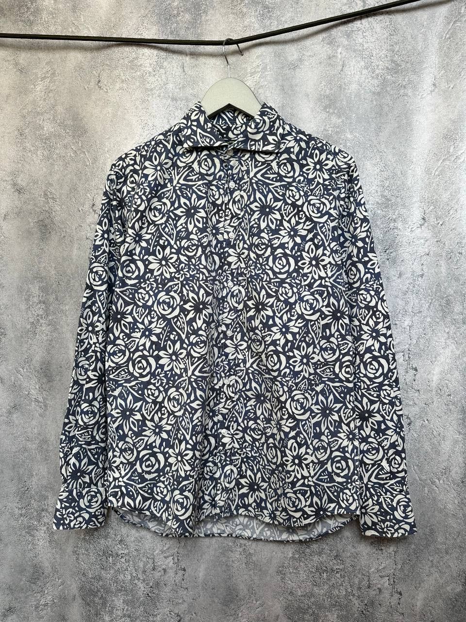 Paul & Shark Paul Shark Yachting Flowered Pattern Shirt ButtonUp Hawaiian Size US M / EU 48-50 / 2 - 2 Thumbnail