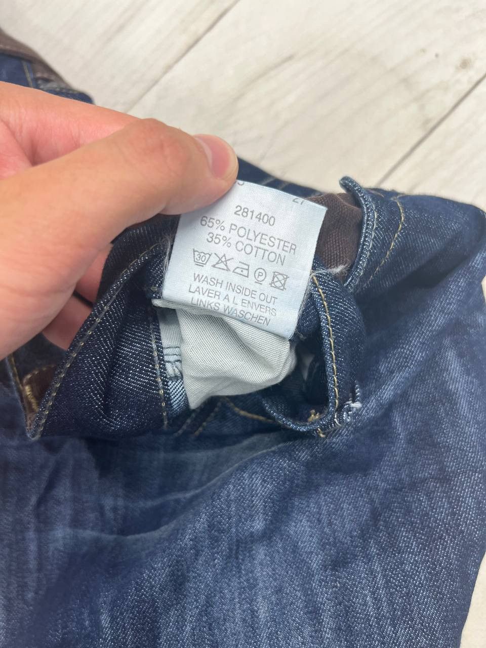 Dolce & Gabbana Vintage Dolce Gabbana Big Logo Denim Jeans Baggy DG Y2K 90s Size US 38 / EU 54 - 14 Thumbnail
