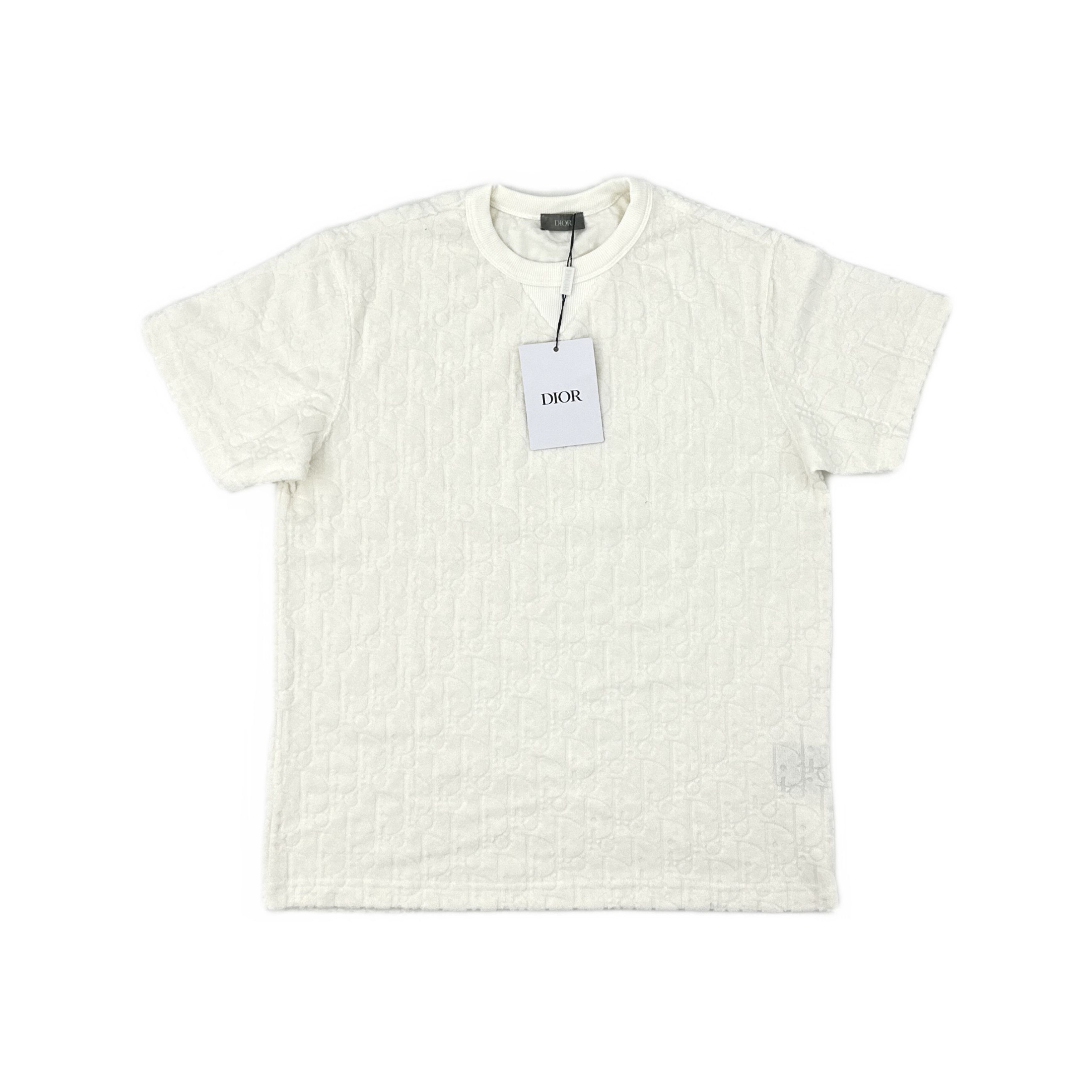 Dior DIOR Oblique Monogram Cotton T-Shirt Size S Size US S / EU 44-46 / 1 - 1 Thumbnail