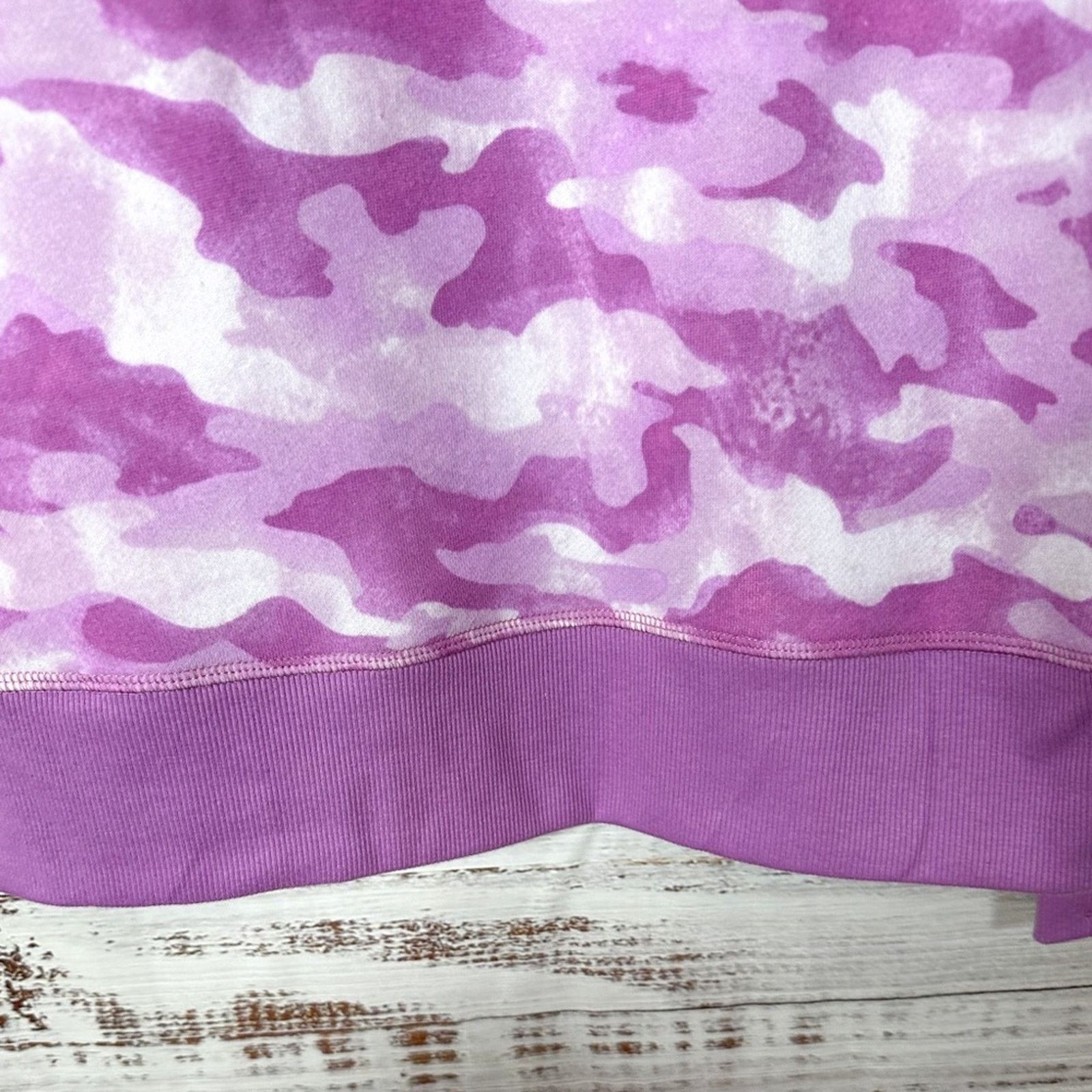 Tek Gear Tek Gear Fleece Pullover Sweatshirt Camo Purple, Size Small Size S / US 4 / IT 40 - 7 Thumbnail