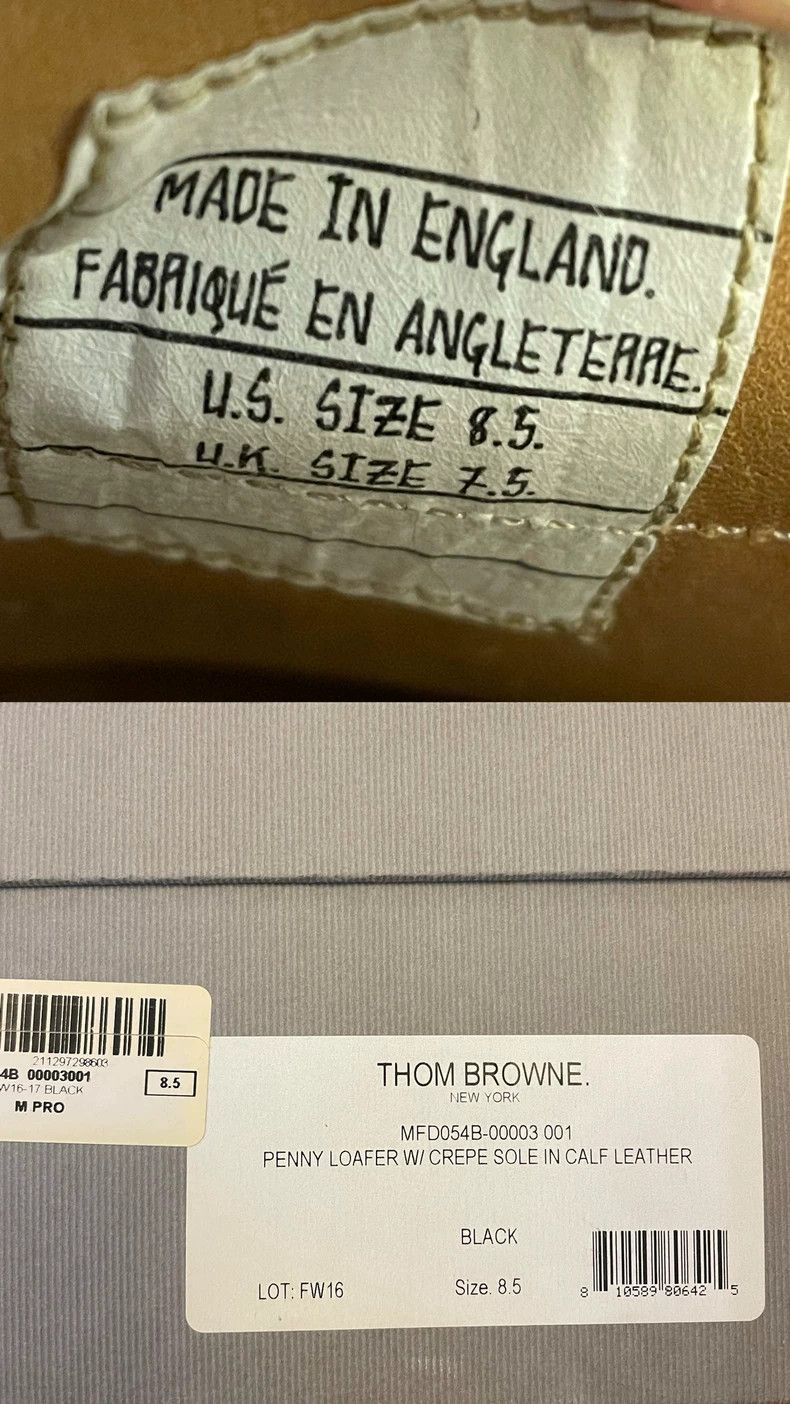 Thom Browne Thom Browne Black raw rubber sole loafers Size US 8.5 / EU 41-42 - 3 Thumbnail