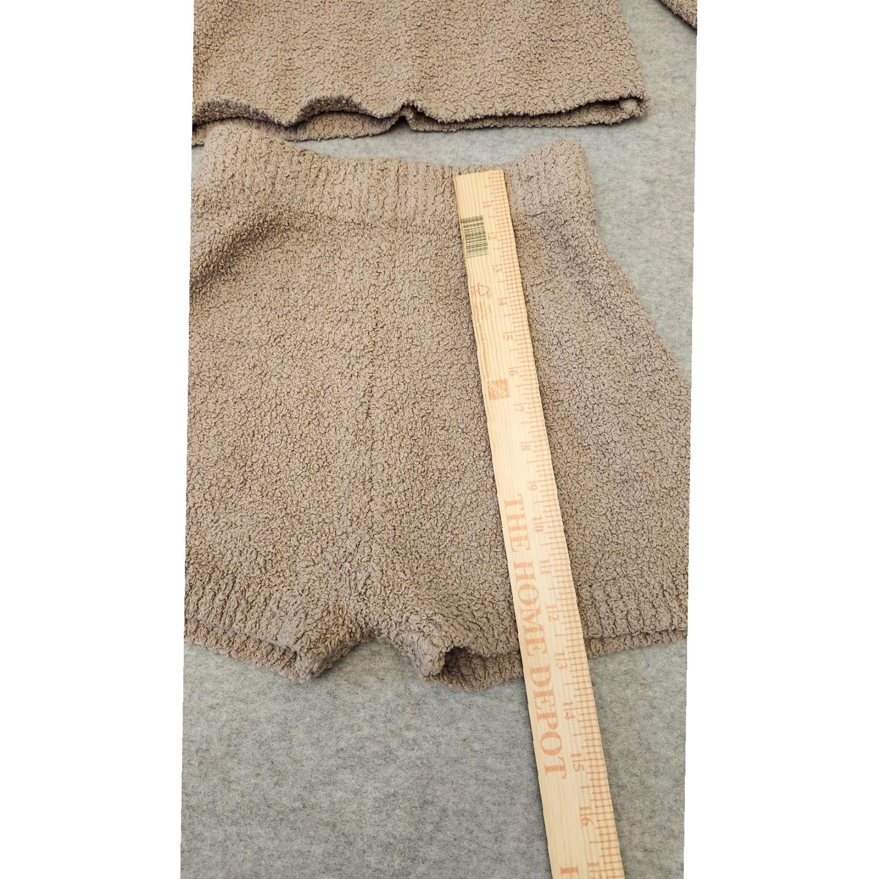 Vintage Sincerely Jules Set Womens XS Tan Textured Lounge 2 Piece Sweater Short Set Beige Night 90s? Size XS / US 0-2 / IT 36-38 - 4 Thumbnail