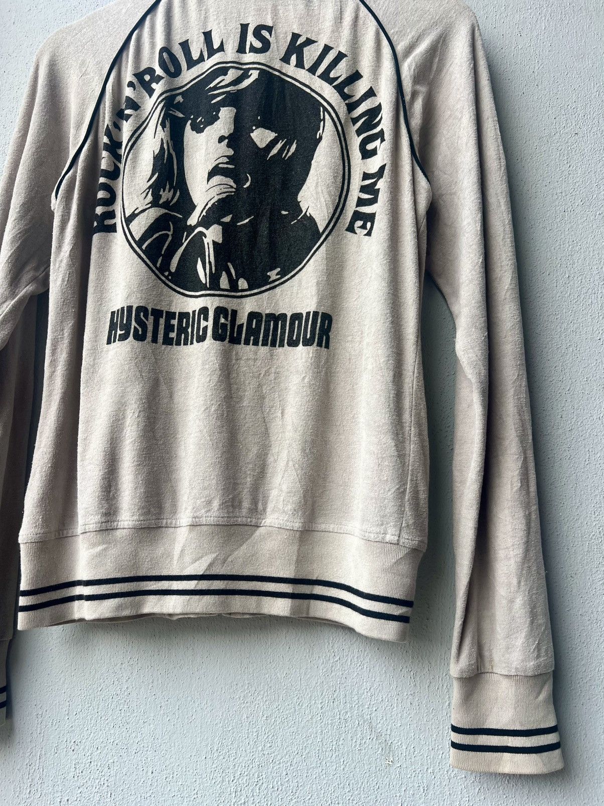 Hysteric Glamour Hysteric Glamour Rock N Roll Zip Up Sweater Size US M / EU 48-50 / 2 - 14 Thumbnail