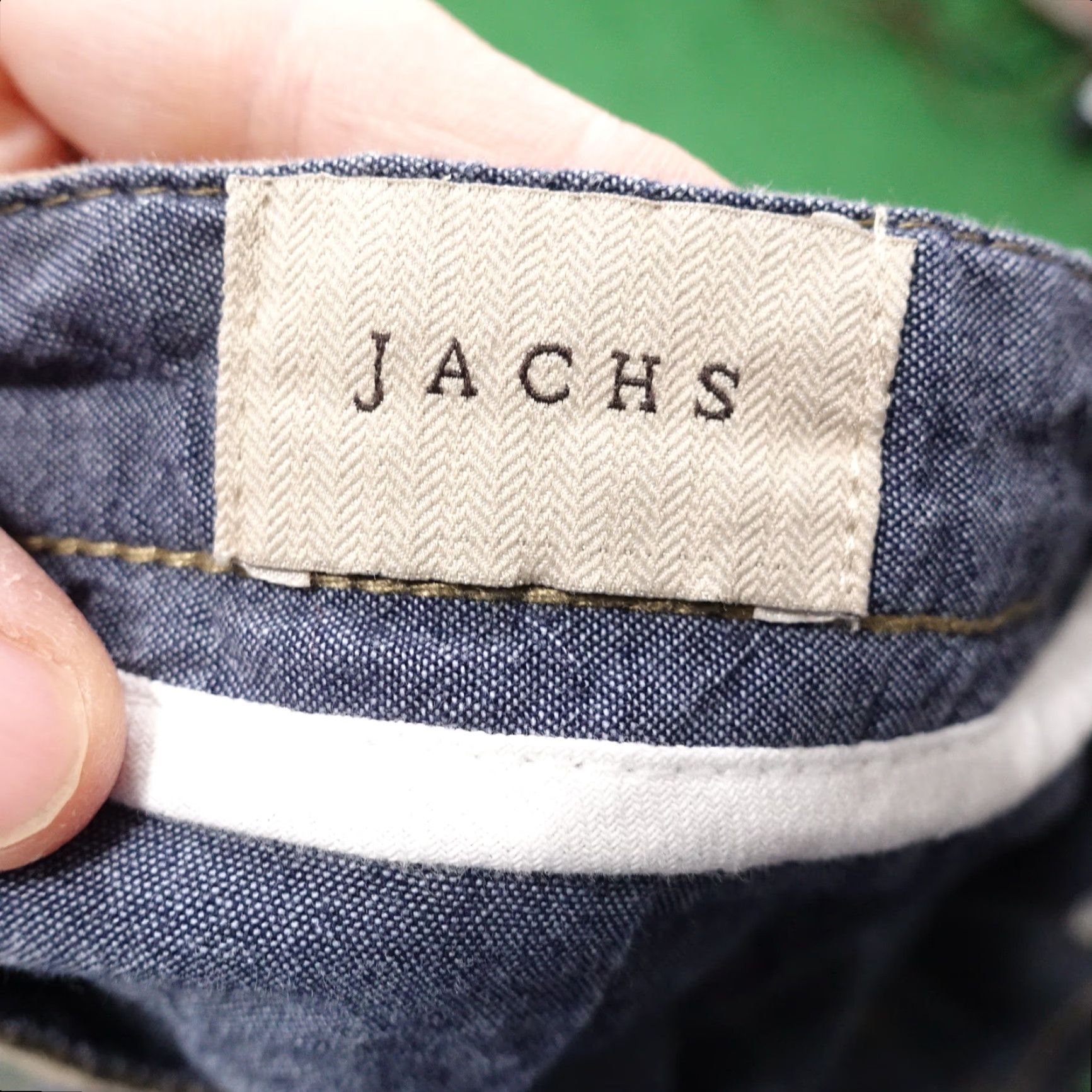 Vintage JACHS Chino Shorts Beige Flat Front Mens Size 36 Size US 36 / EU 52 - 5 Thumbnail