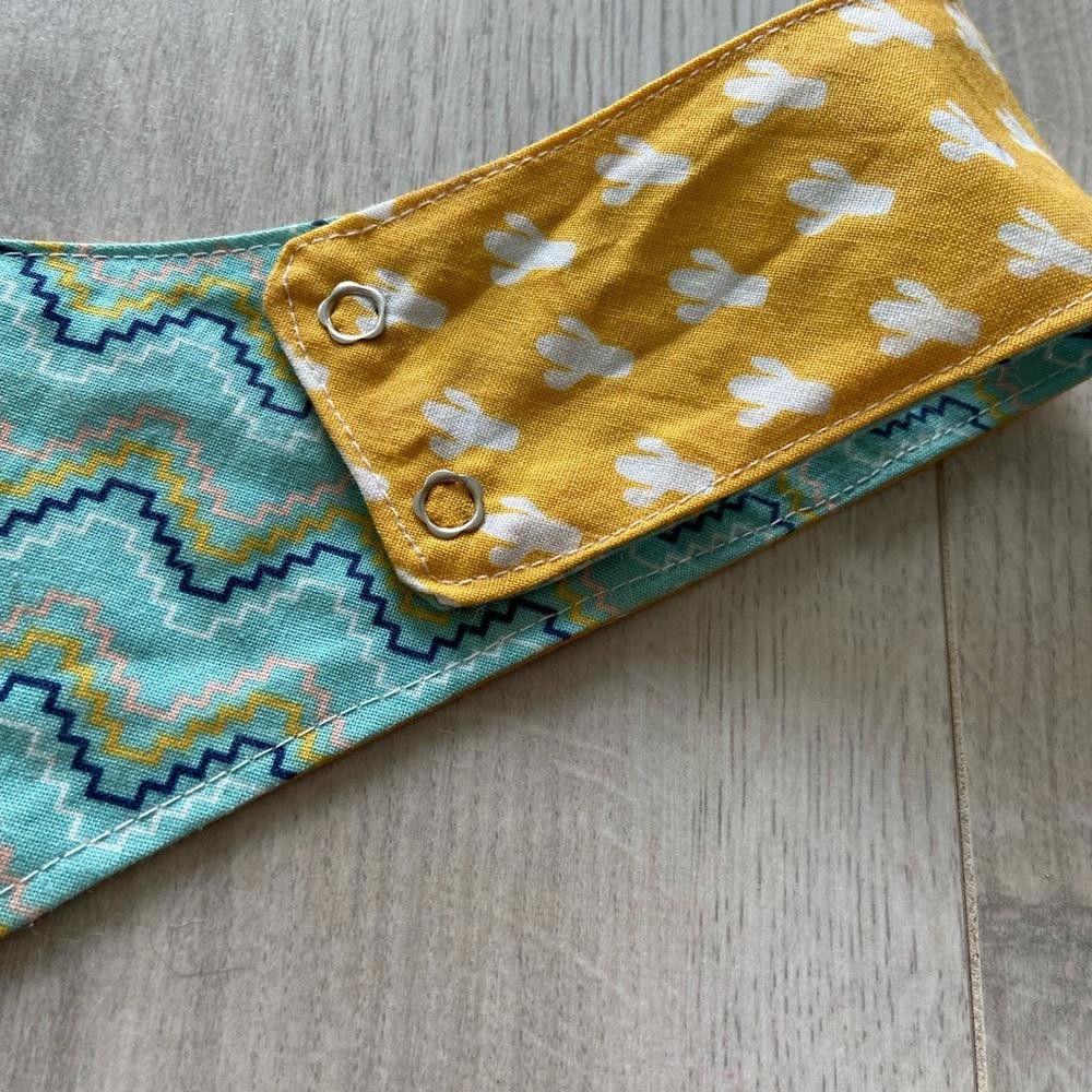 Designer Coddiwomple Yellow Cactus and Line Dog Bandana Size ONE SIZE - 3 Thumbnail