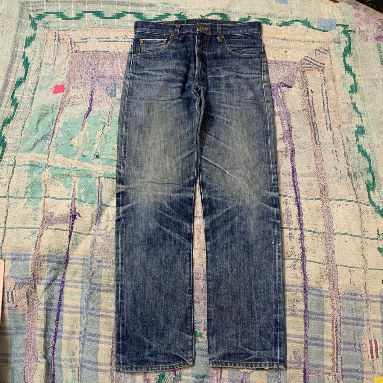 Vintage vintage y2k levis selvage inspired denim Size US 32 / EU 48 - 13 Thumbnail