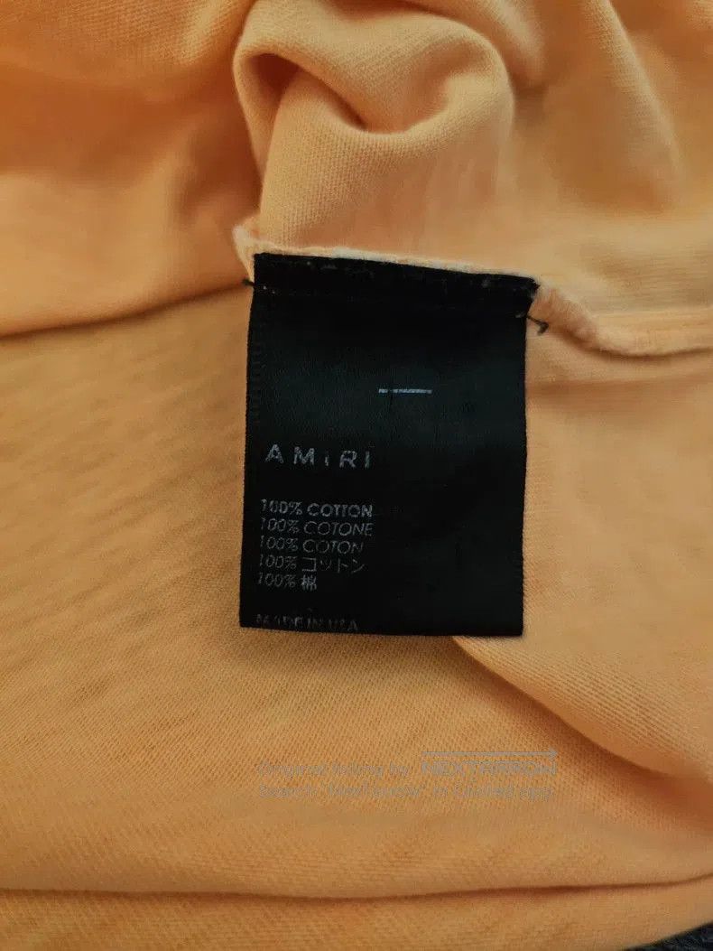 Amiri Amiri Men's Washed Orange Oversize T. Size US S / EU 44-46 / 1 - 6 Thumbnail