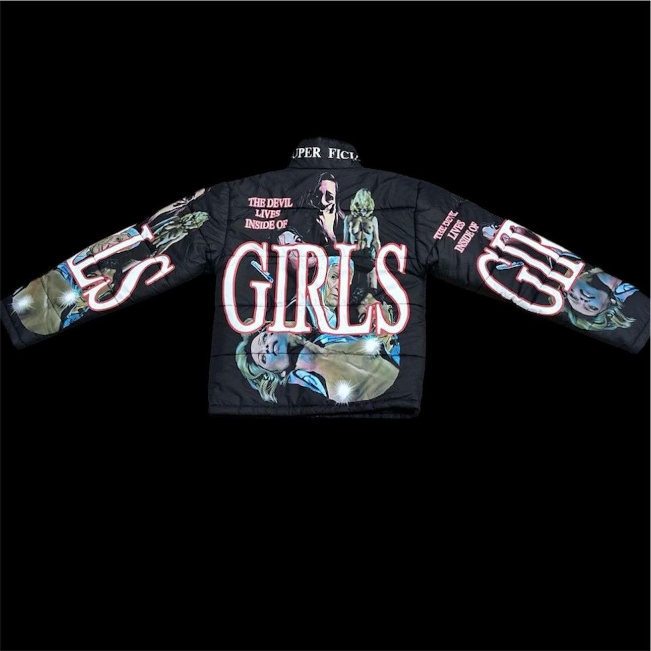 Other superficial LA “the devil lives inside of girls” puffer(2020 Size US L / EU 52-54 / 3 - 5 Thumbnail
