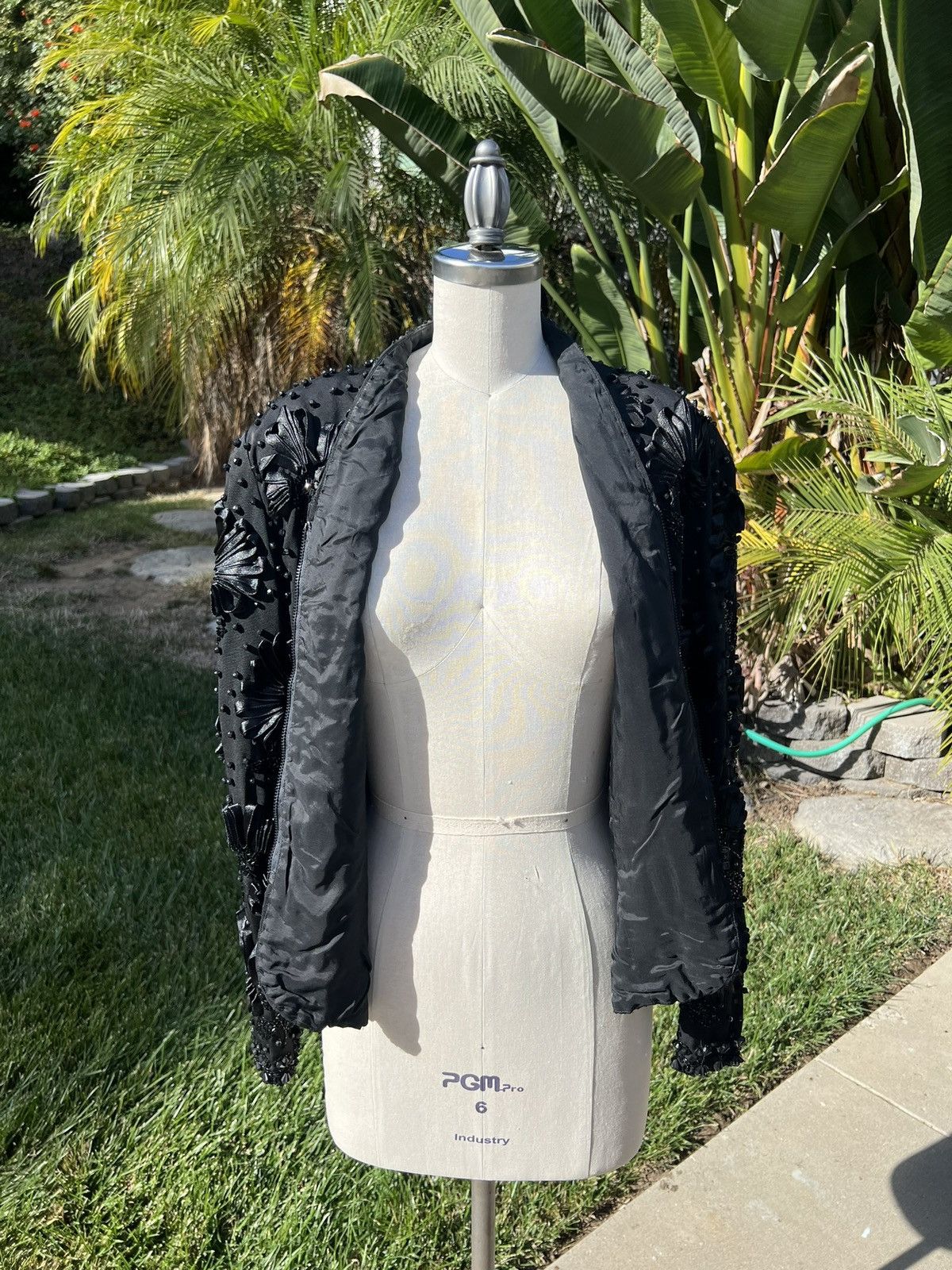 Oleg Cassini Black Tie Oleg Cassini Beaded Jacket Size XL / US 12-14 / IT 48-50 - 4 Thumbnail