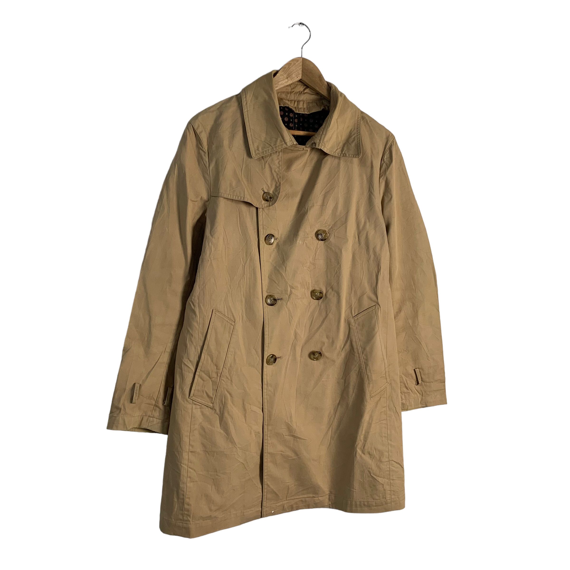 Takeo Kikuchi Takeo Kikuchi Double Breast Trench Coat Size US M / EU 48-50 / 2 - 2 Thumbnail