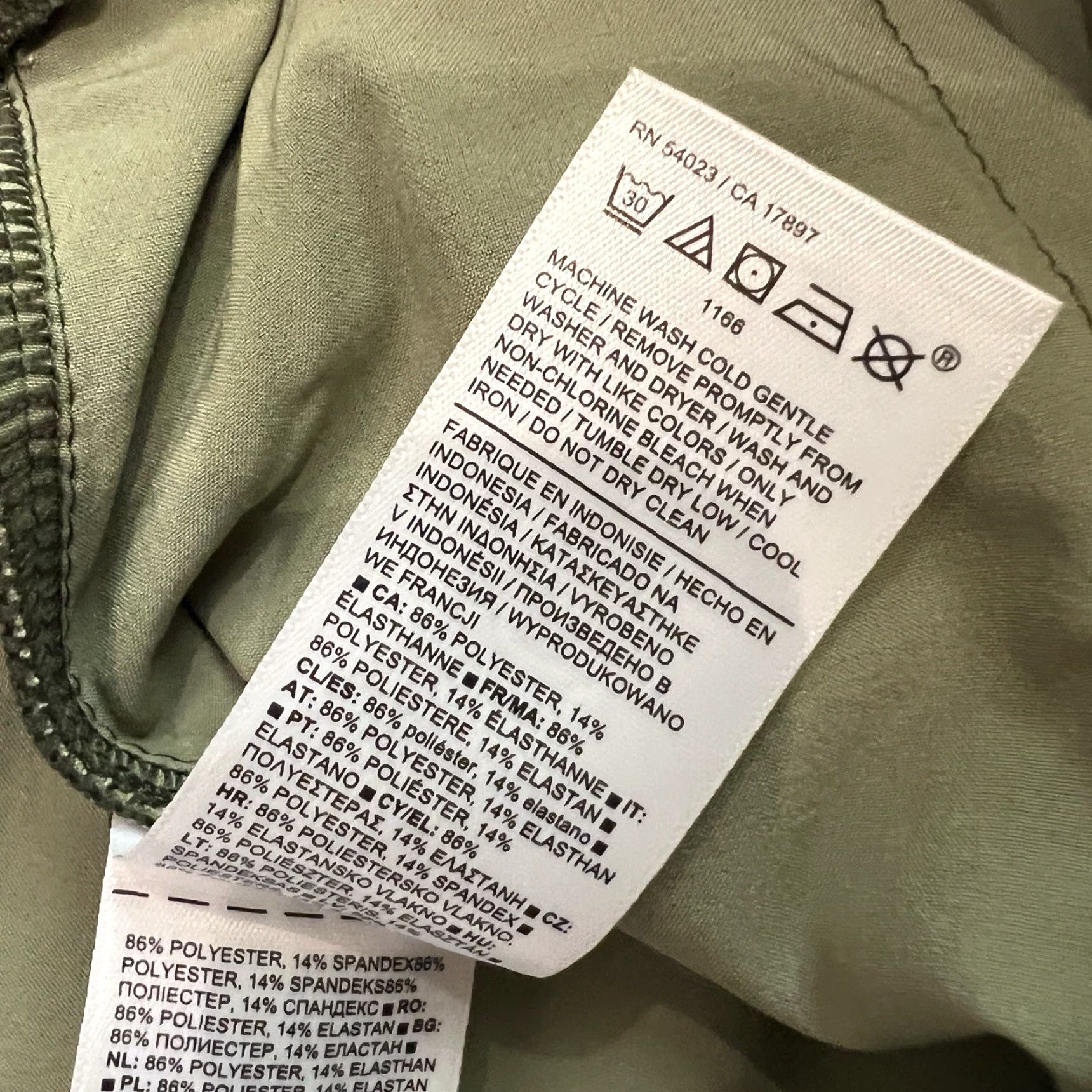 Athleta Athleta Womens Brooklyn Jogger Pants Pull On In Sumi Marble Green Size 14 Size 36" / US 14 / IT 50 - 6 Thumbnail