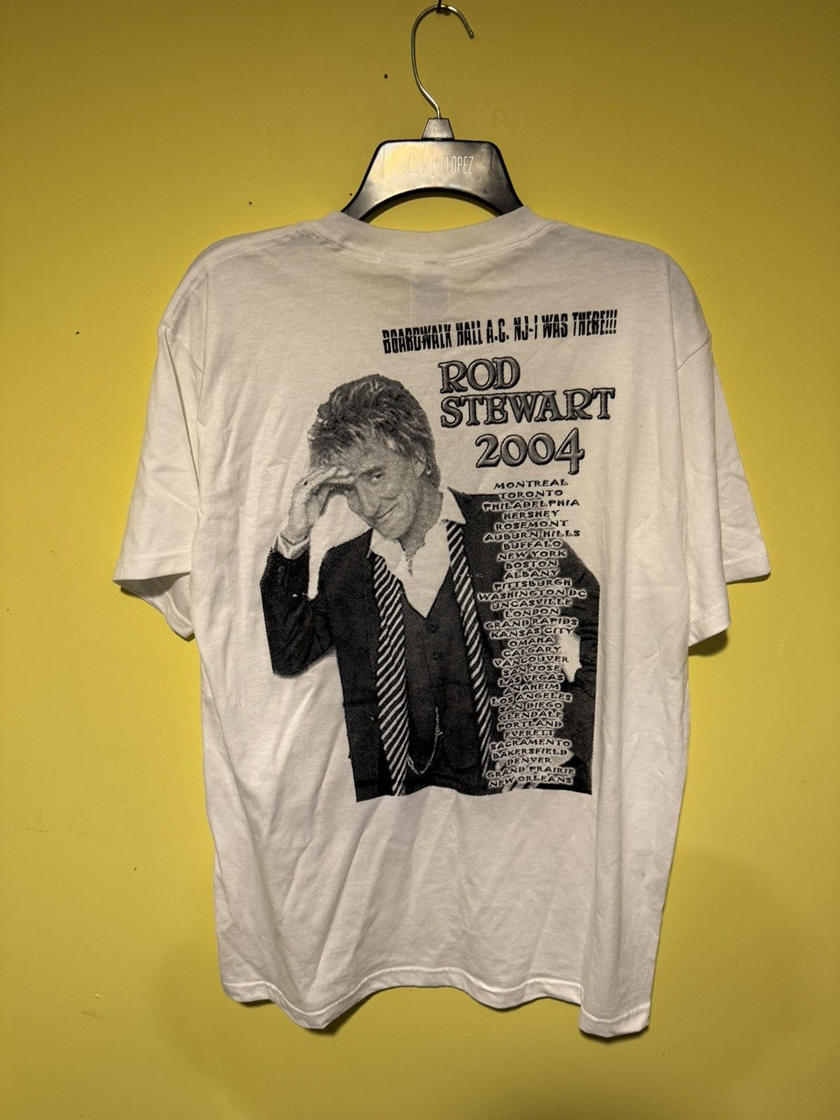 Vintage Vintage Rod Stewart Tour T-Shirt L Pop Tee Made In Usa Size US L / EU 52-54 / 3 - 3 Thumbnail