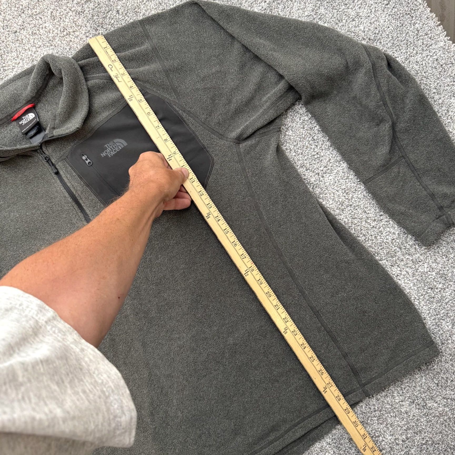 The North Face The North Face Pullover Mens 2XL Gray Polartec Classic Fleece Half Zip Outdoor Jacket Size US XXL / EU 58 / 5 - 2 Thumbnail