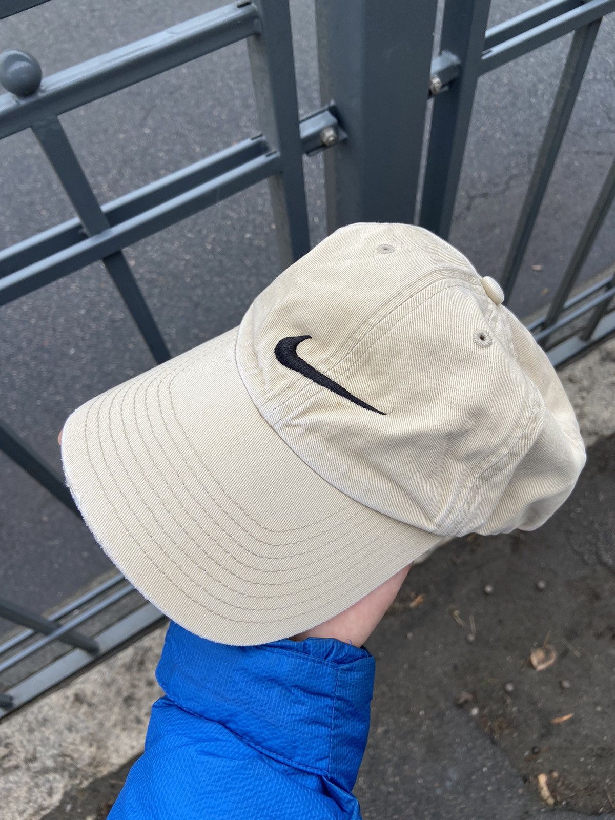 Nike × Vintage Nike Vintage Center Swoosh Cap Size ONE SIZE - 1 Thumbnail