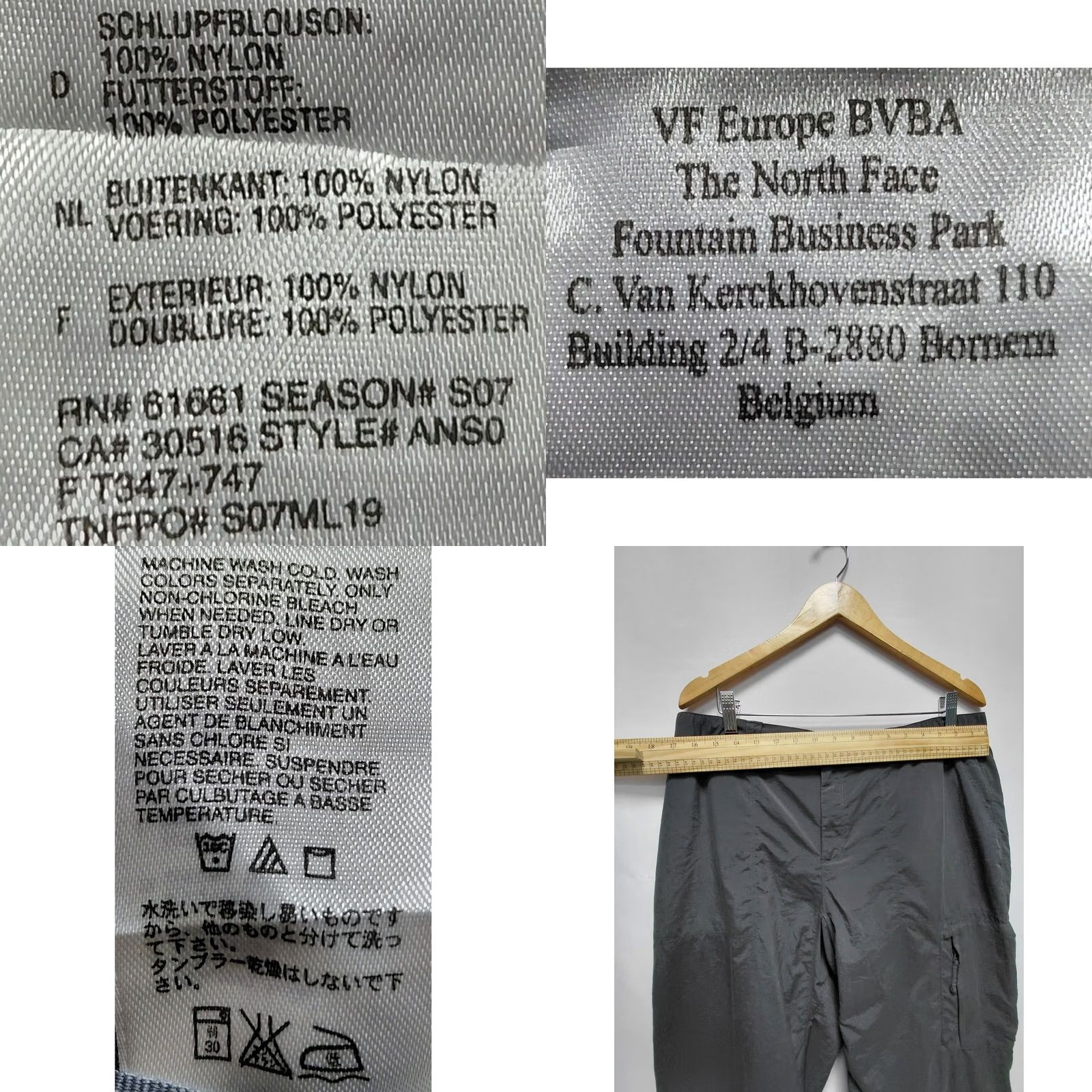 The North Face The North Face Gray Cargo Pants Men Size XL Size US 36 / EU 52 - 8 Thumbnail