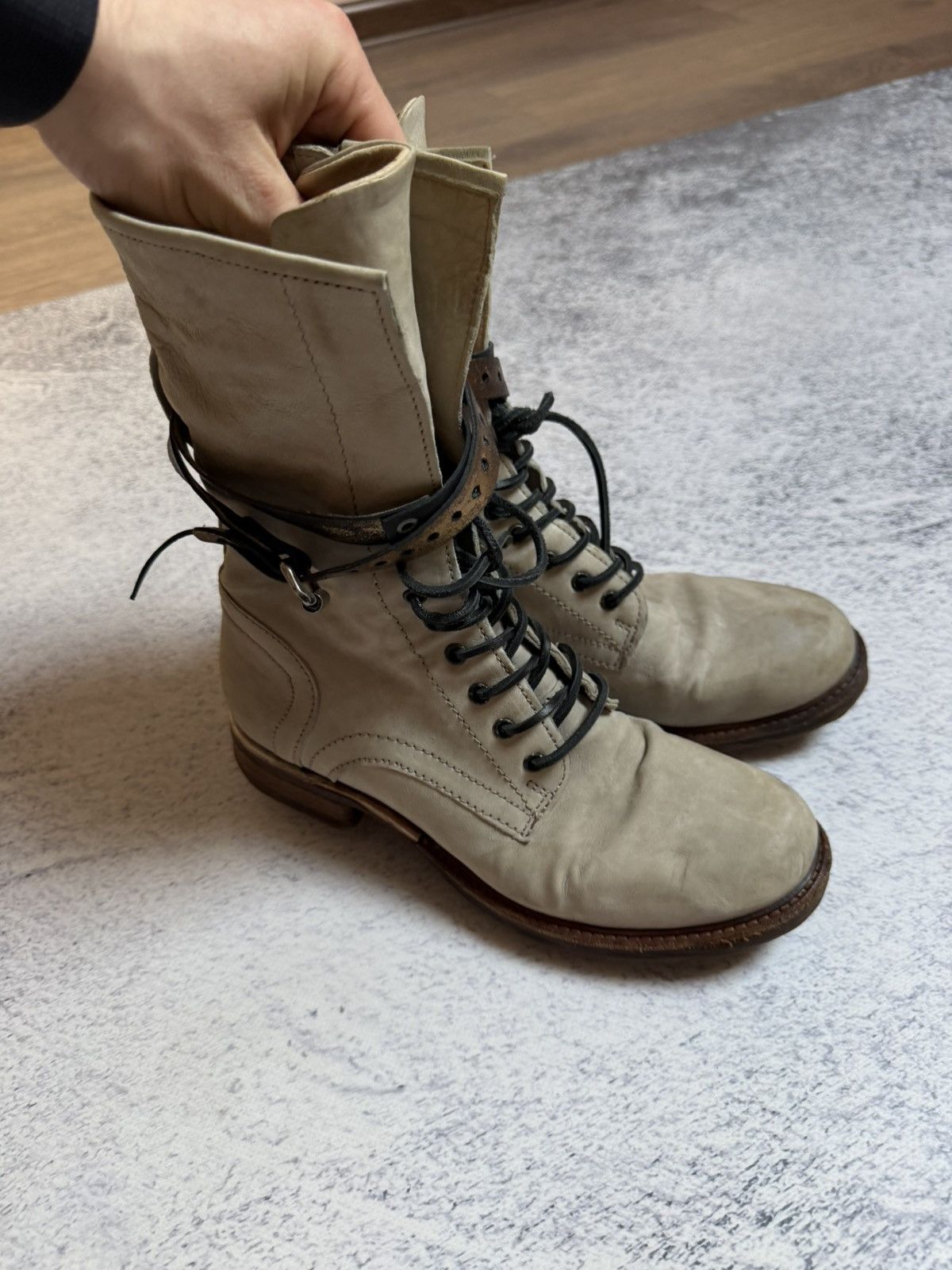 A.S.98 Ann Demeulemeester, CCP Style Boots Womens Y2K Opium Awantga Size US 8 / IT 38 - 8 Thumbnail