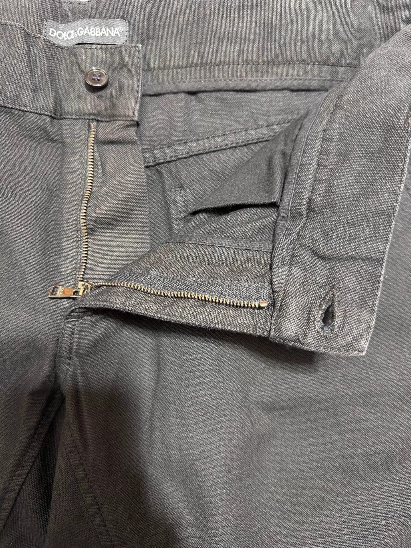 Dolce & Gabbana Dolce&Gabbana Slim Trousers Size 50 Carbon Black Size US 34 / EU 50 - 4 Thumbnail