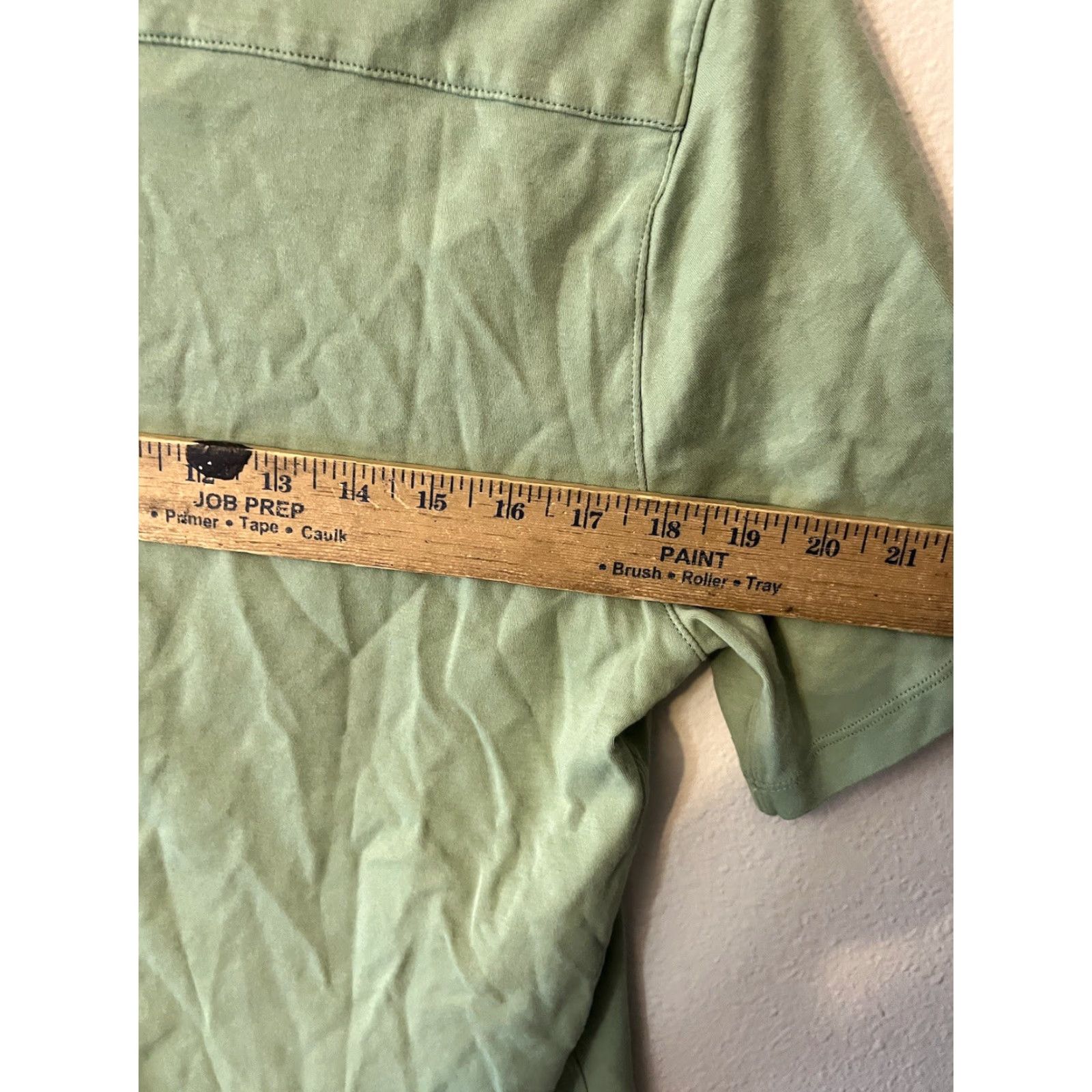 Vintage Mens Green Geoffrey Beene Soft Button Down Shirt Sleeve Collar Tee New Sz Medium Size US M / EU 48-50 / 2 - 5 Thumbnail