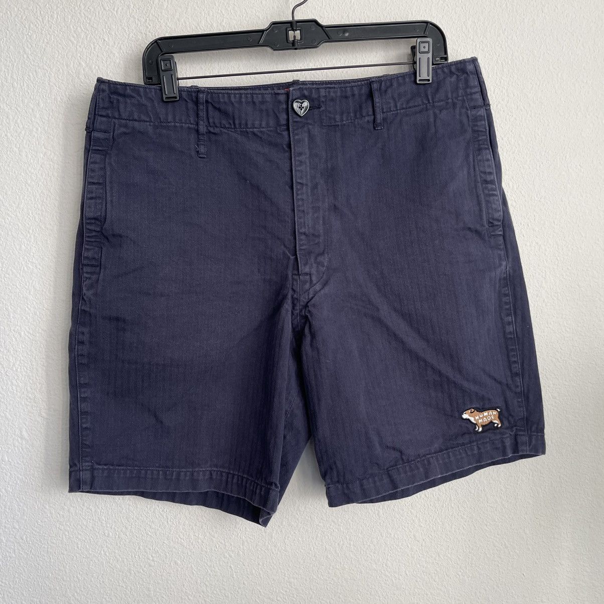 Human Made Human Made Bulldog Striped 5 Pocket Shorts Size US 33 - 1 Thumbnail