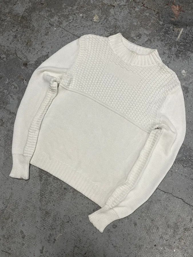 Dries Van Noten Dries Van Noten Architecture White Sweater Size US S / EU 44-46 / 1 - 4 Thumbnail