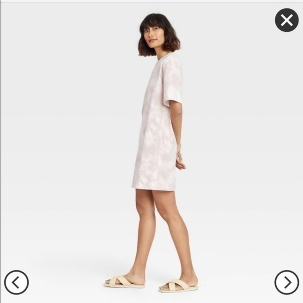 Designer Women's Elbow Sleeve Knit T-Shirt Dress - A New Day Size XS / US 0-2 / IT 36-38 - 1 Thumbnail