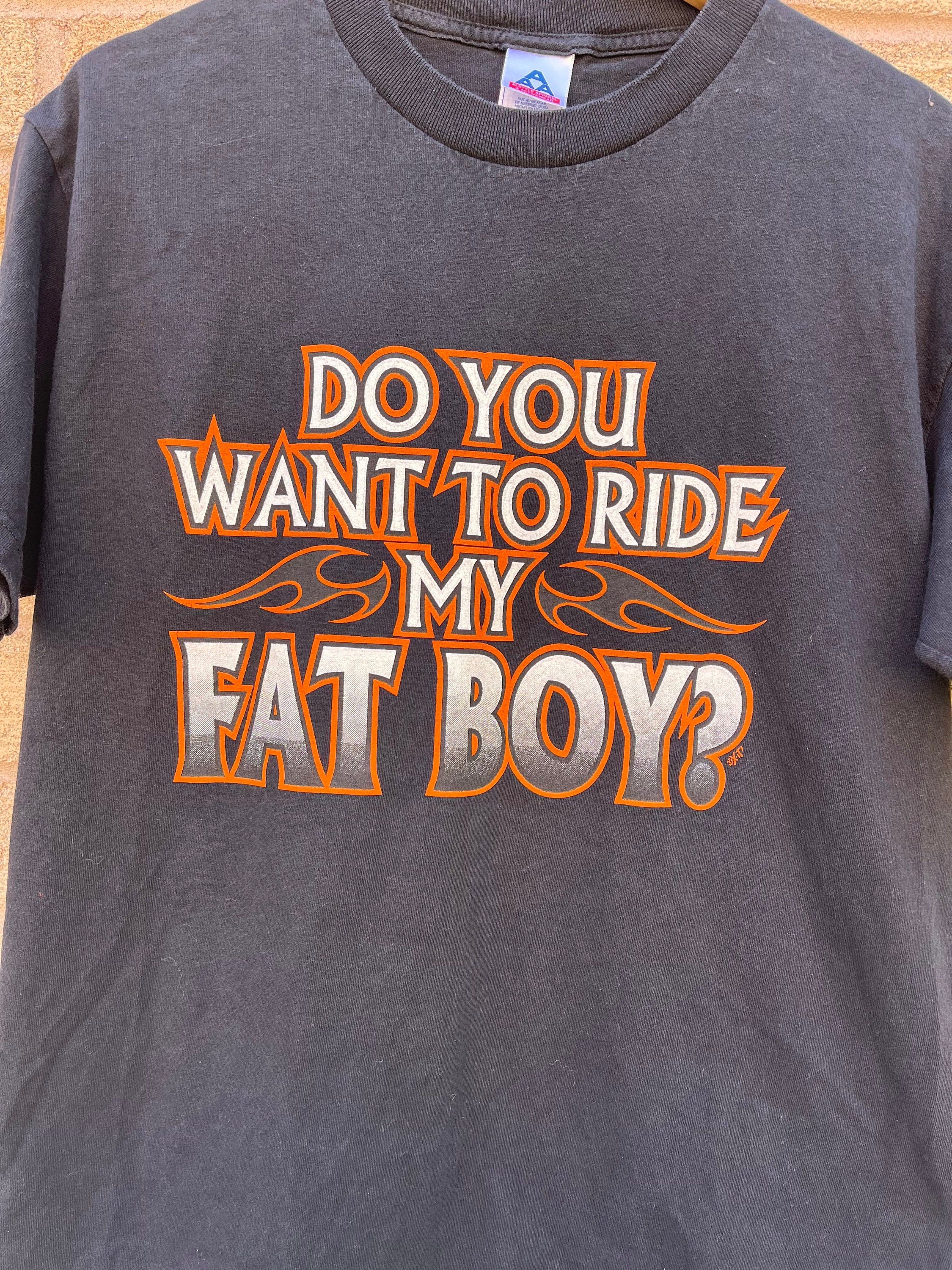 Vintage Vintage Fat Boy Motorcycle Parody Tshirt Size US L / EU 52-54 / 3 - 2 Thumbnail