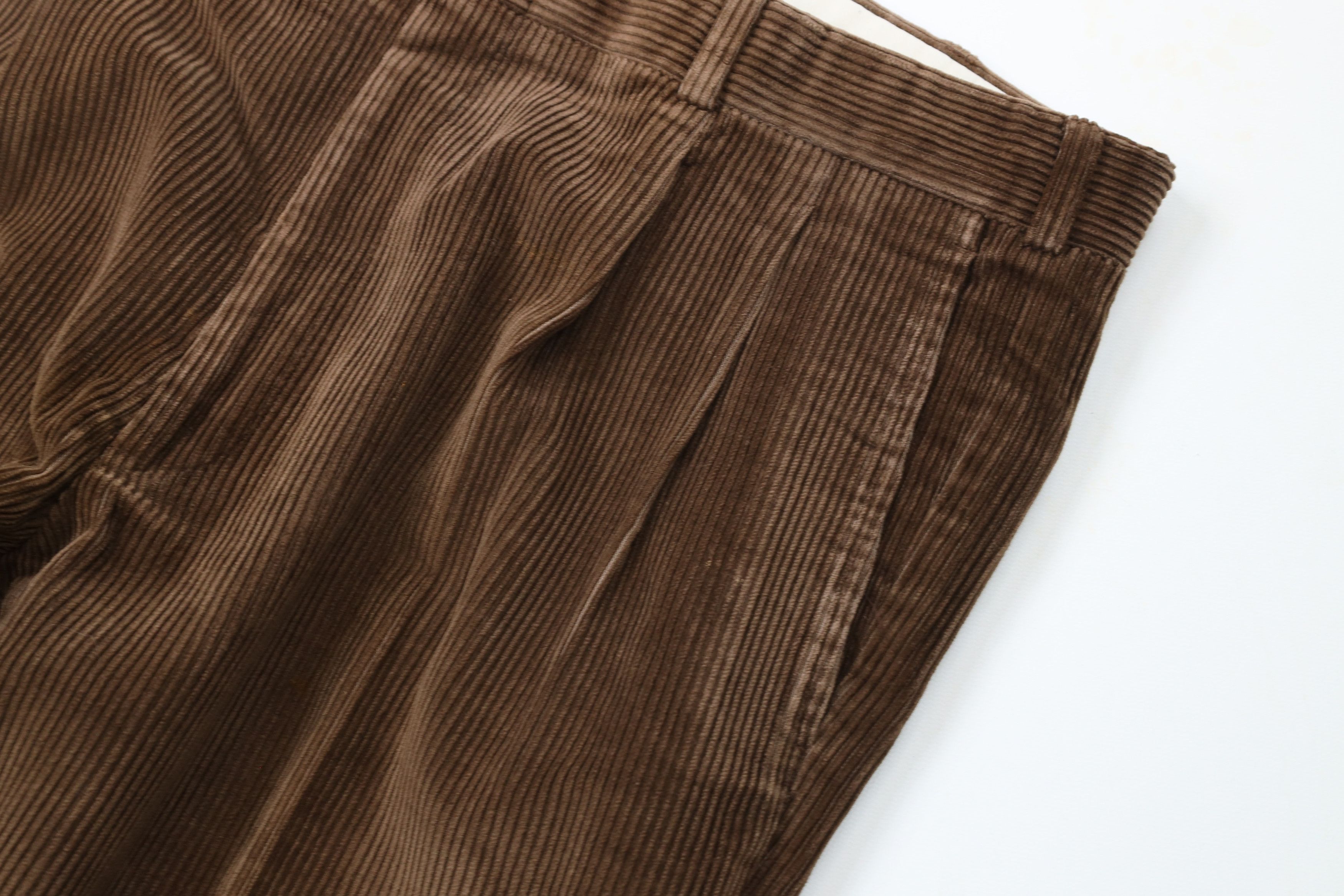Lands' End × Vintage Vintage 90s Lands End Cuffed Wide Leg Corduroy Pants USA Size US 36 / EU 52 - 5 Thumbnail